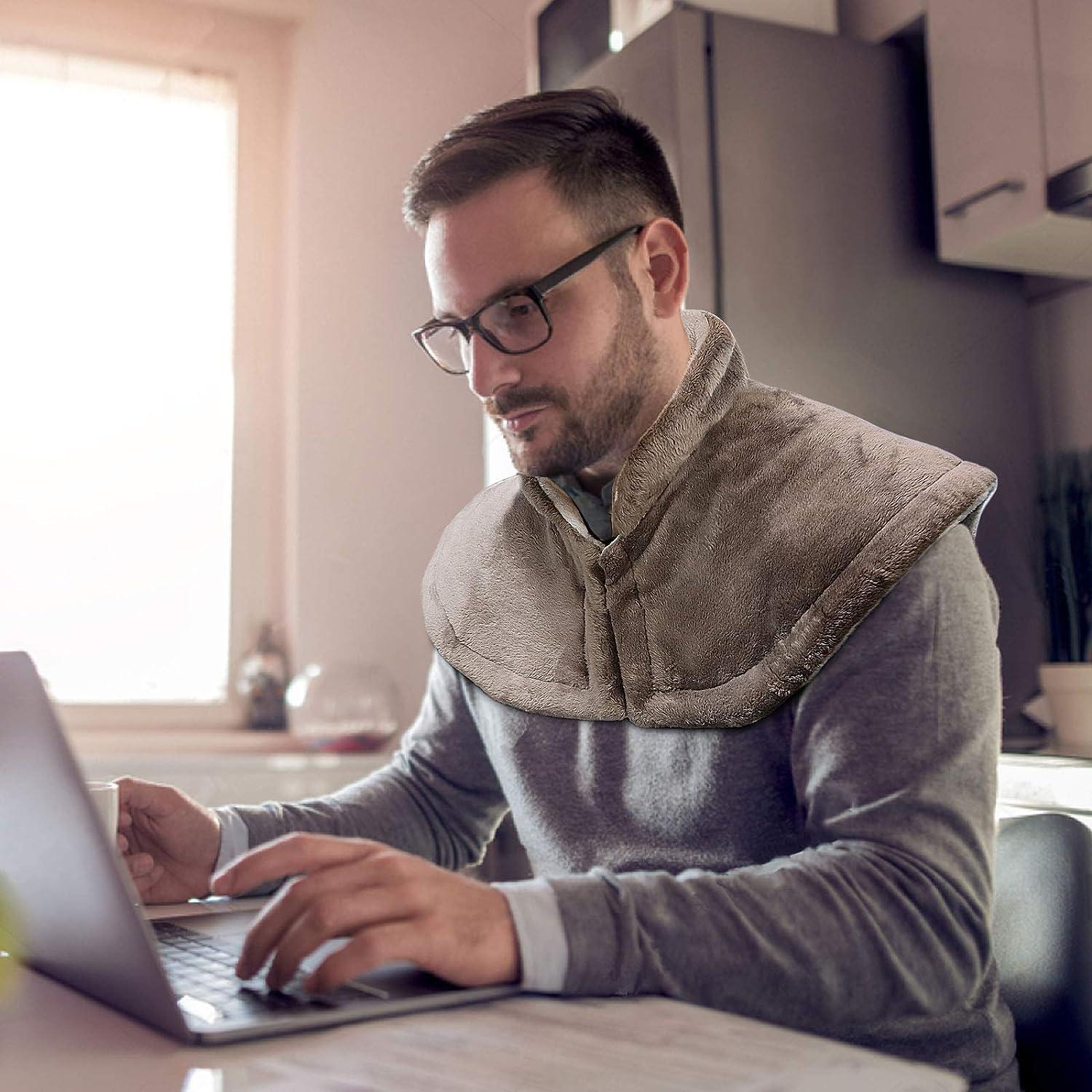 GOQOTOMO PJKing Heating Pad for Fast Pain Relief King Size 26X38 Hot