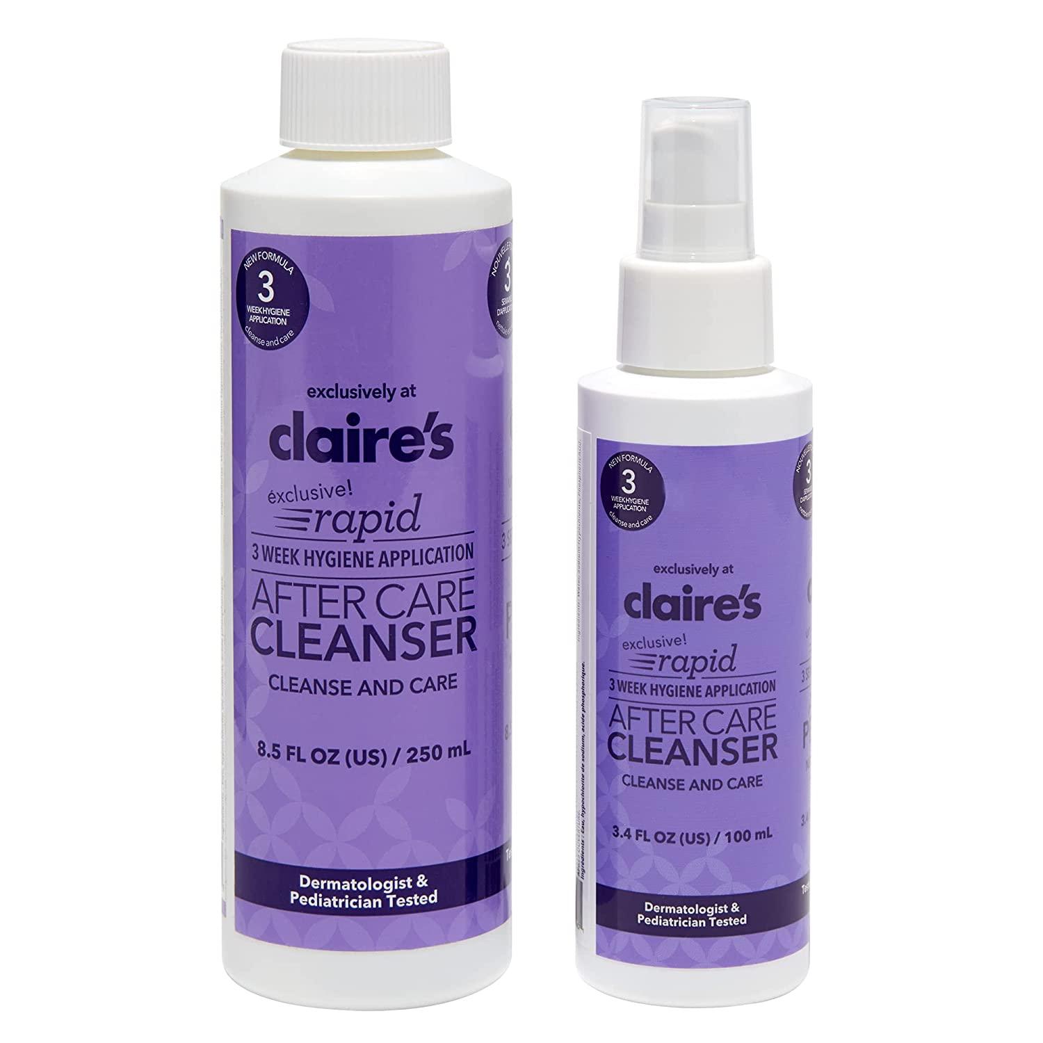 Claires 3 Week Rapid Piercing Aftercare Spray Hypochlorous