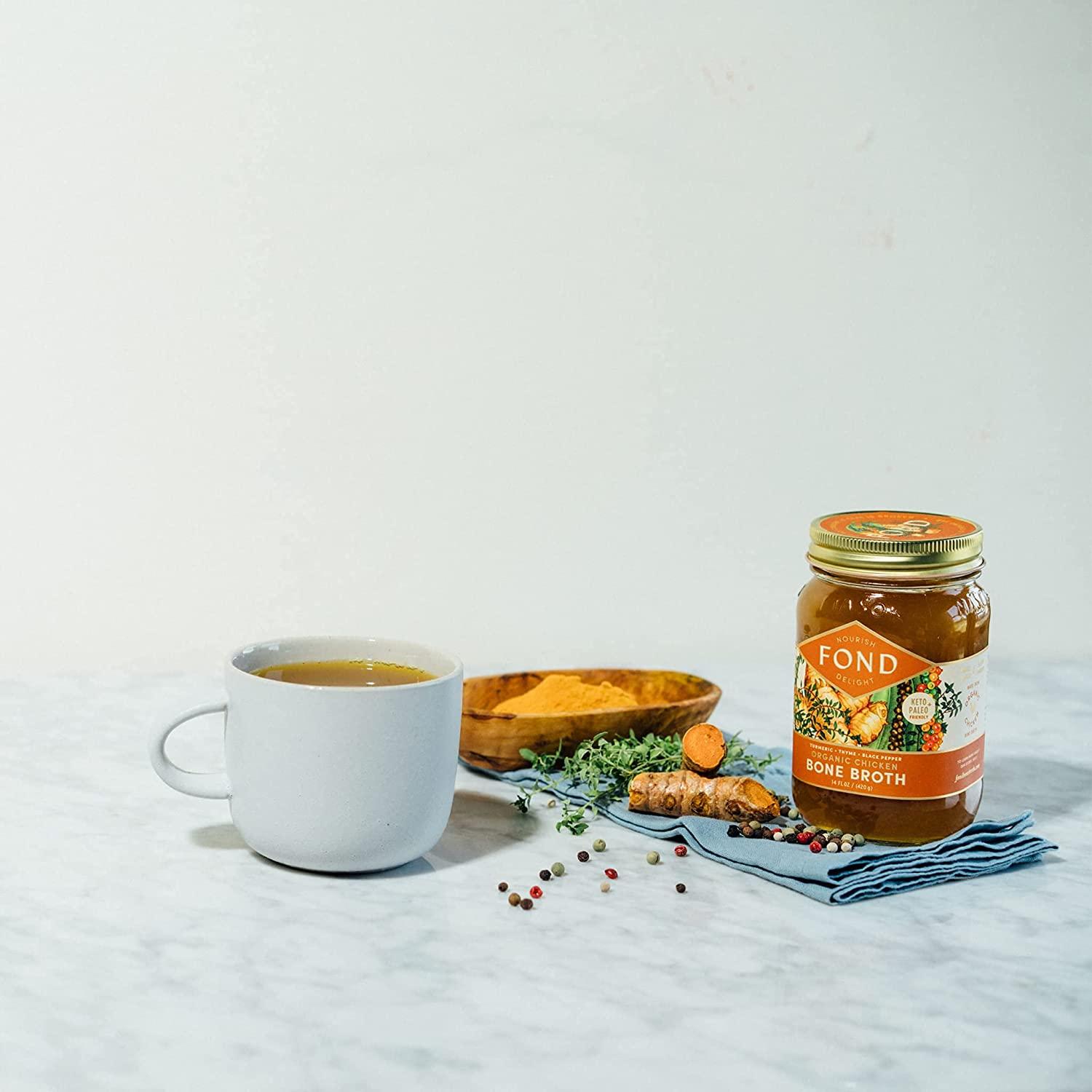 FOND Certified Organic Chicken Bone Broth (Liquid Light Organic Chicken