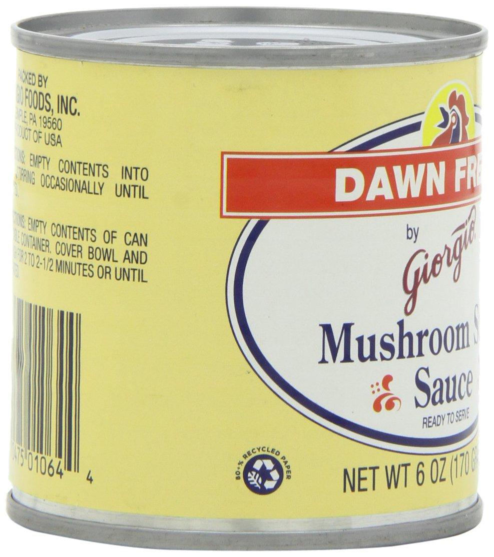 Giorgio Dawn Fresh Mushroom Steak Sauce 6 oz (Pack of 12) - Delicious