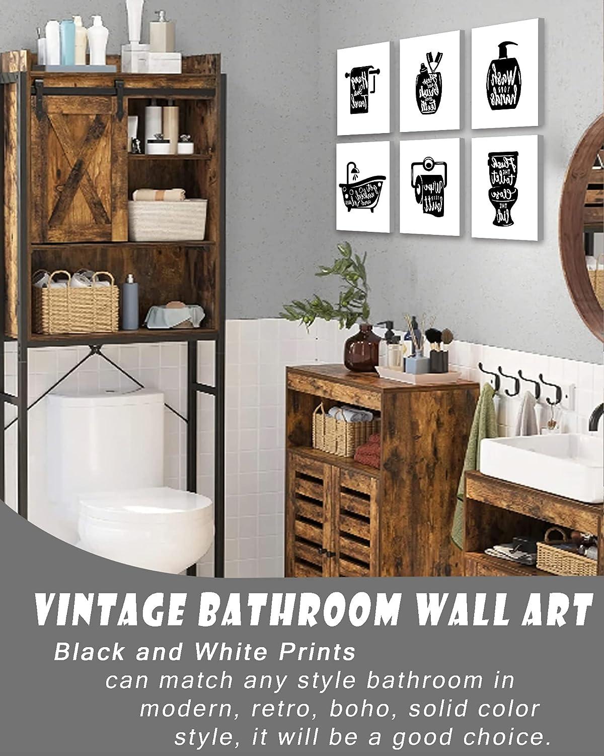 Vintage Bathroom Wall Decor