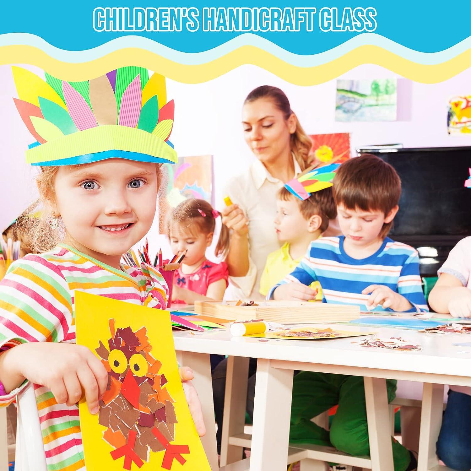 Construction Paper A4 Size, 1000 Sheets, 10 Colors Heavyweight