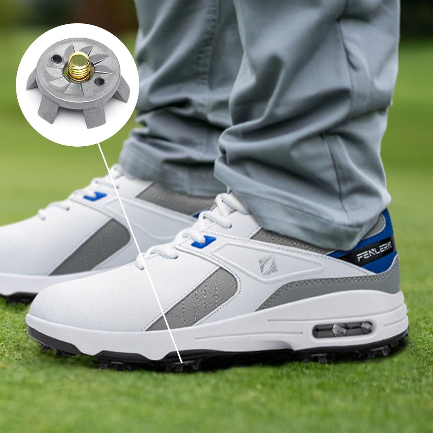 Ubuy Slip On Golf Shoes With Spikes FENLERN 20-Piece Golf Shoe