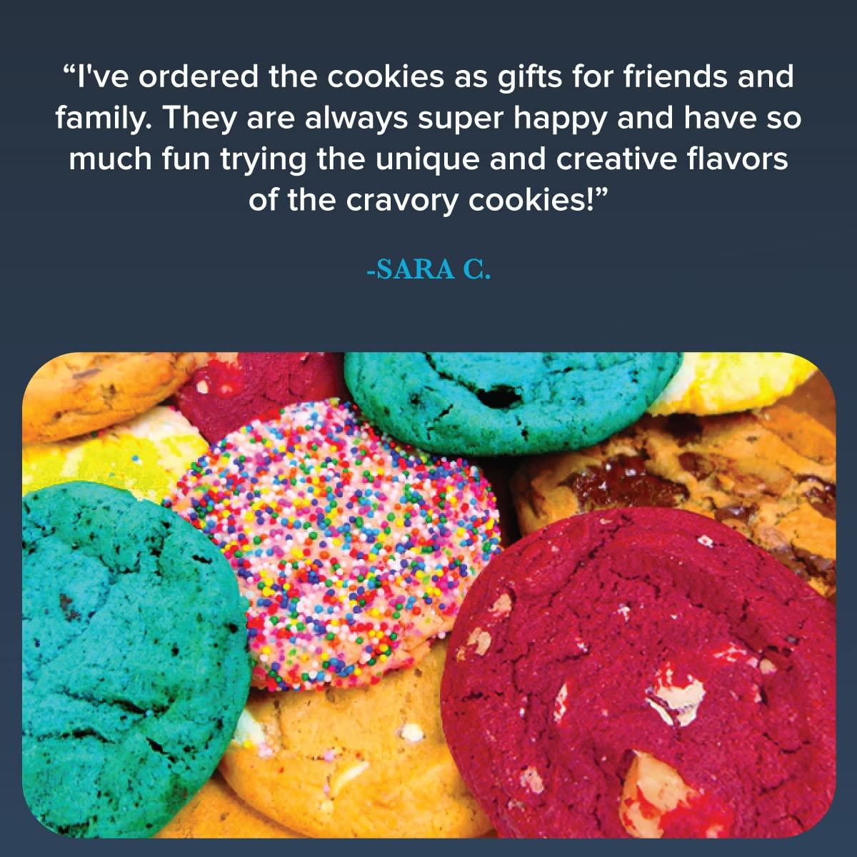 Cravory Freshly Baked Cookies Variety Pack 6 Assorted Flavors 2.0