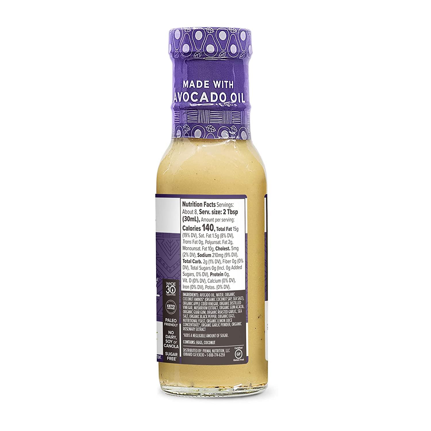 Primal Kitchen Caesar Dressing & Marinade with Avocado Oil - 8 fl oz |  Healthy, Keto-Friendly Dressing | Buy Now with Express International  Delivery | GoSupps.com
