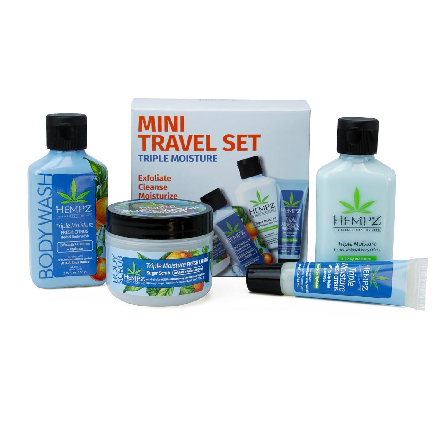 Shop Hempz Mini Sweet Treats Travel Kit 4-Piece Body Wash Lotion