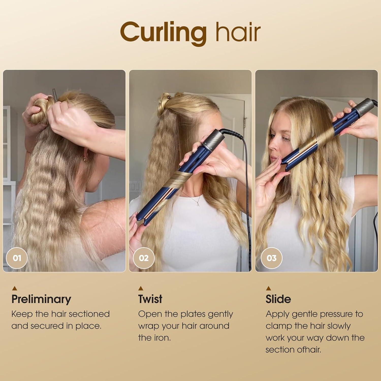 HOT Iron Hair Curler With Clamp Curl Your Hair With How To Use