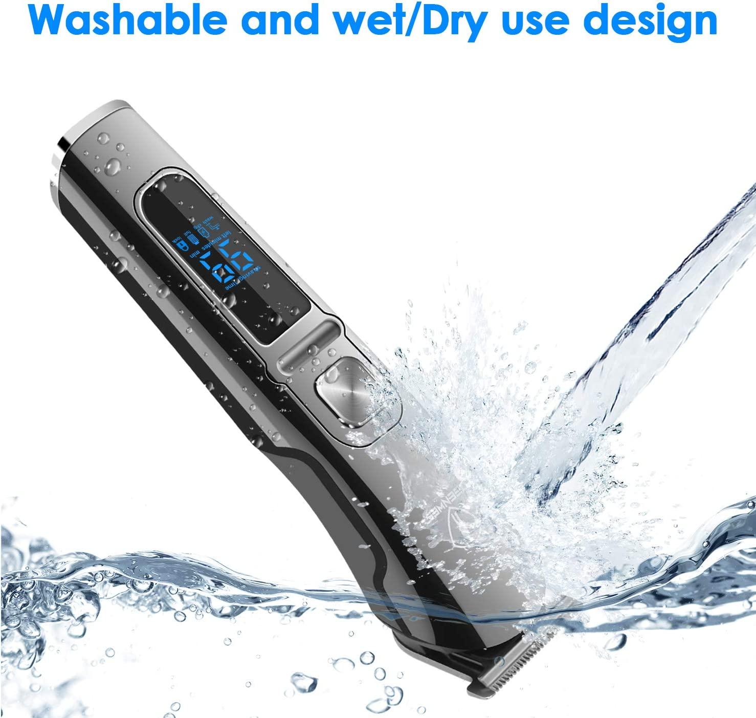 Ceenwes Beard Trimmer Hair Clippers Professional Mens Grooming Kit