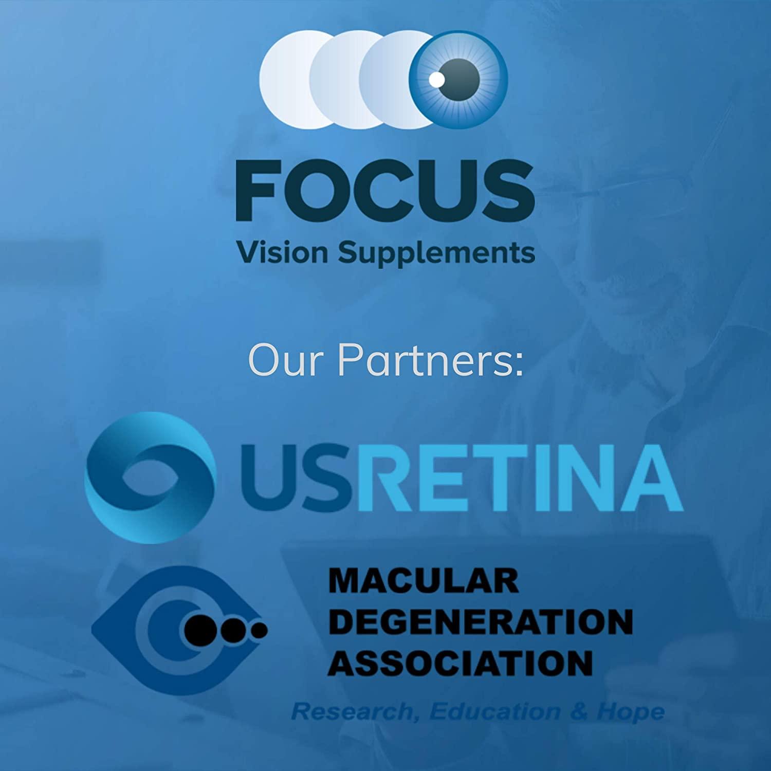 Focus Relief Plus Dry Eye Formula (90 ct) Omega 3 Supplement for Dry