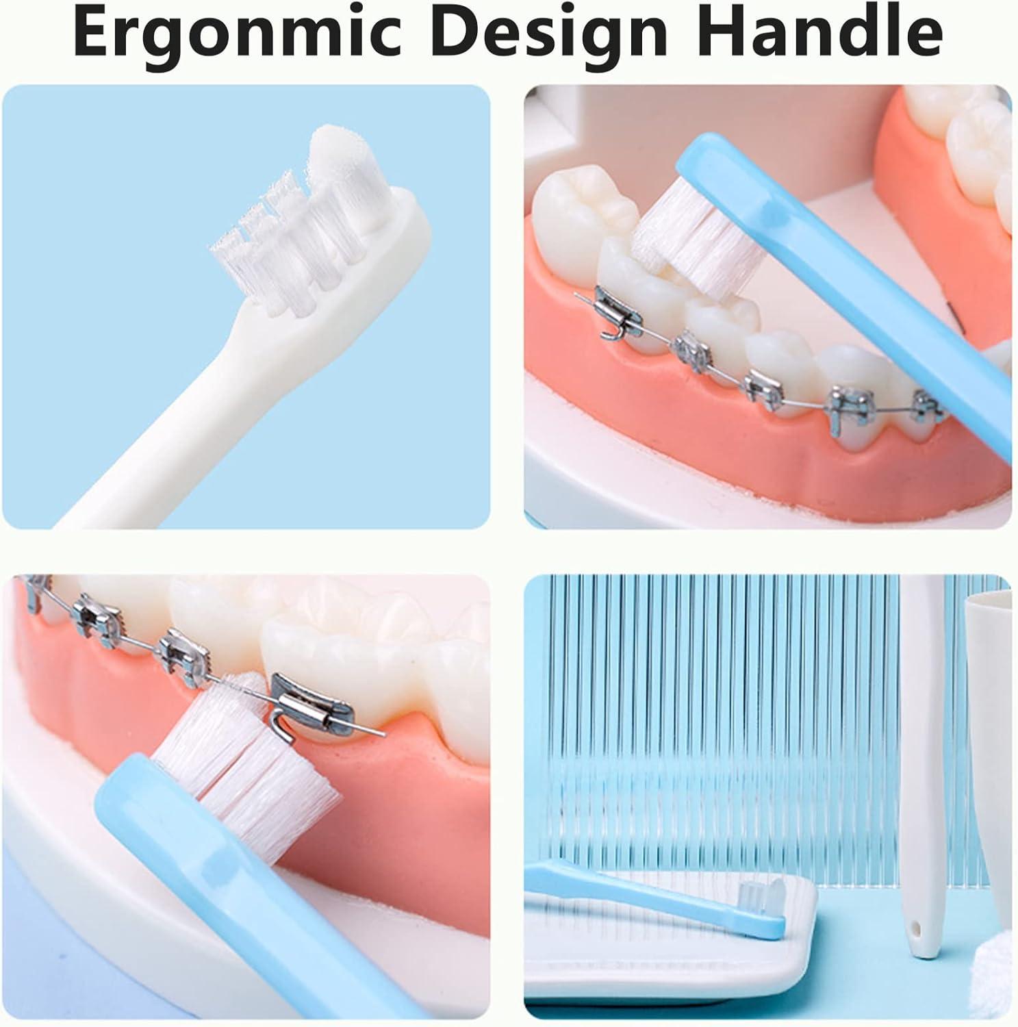 Sularpek 14 Pcs Interspace Toothbrushes, Wisdom Toothbrush, Single