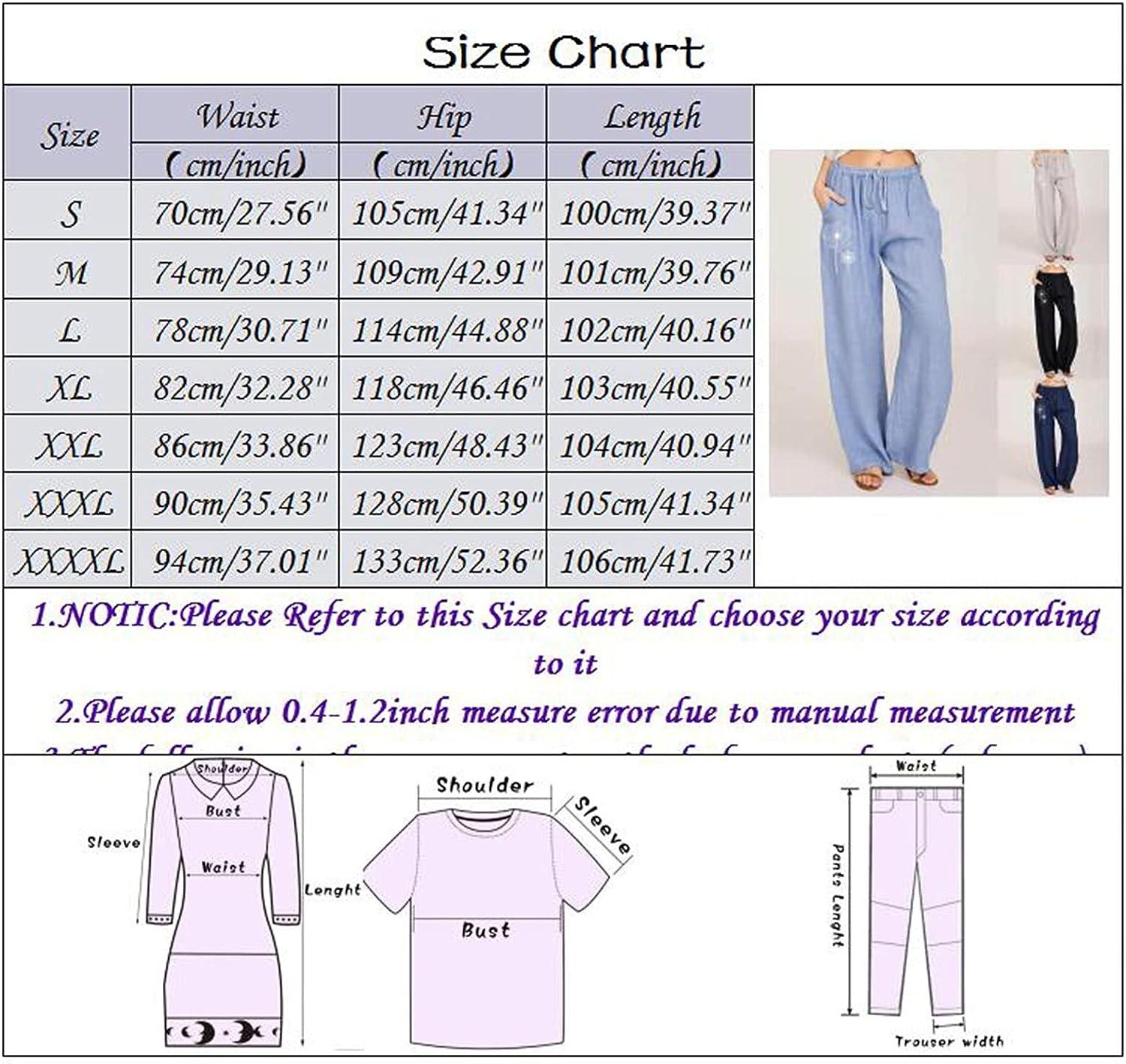 Womens Plus Size Pants Slacks Drawstring High Waist Cotton Linen Lounge Pant  Summer Casual Loose Fitted Trousers 
