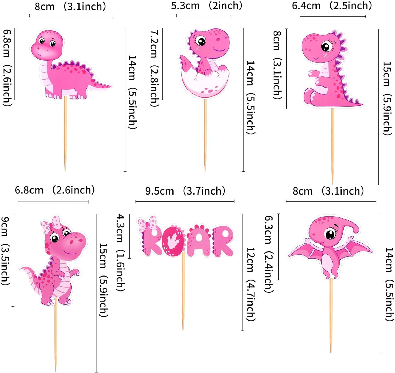 Amosfun 42 pezz, decorazone per cupcake, trattore, per feste d
