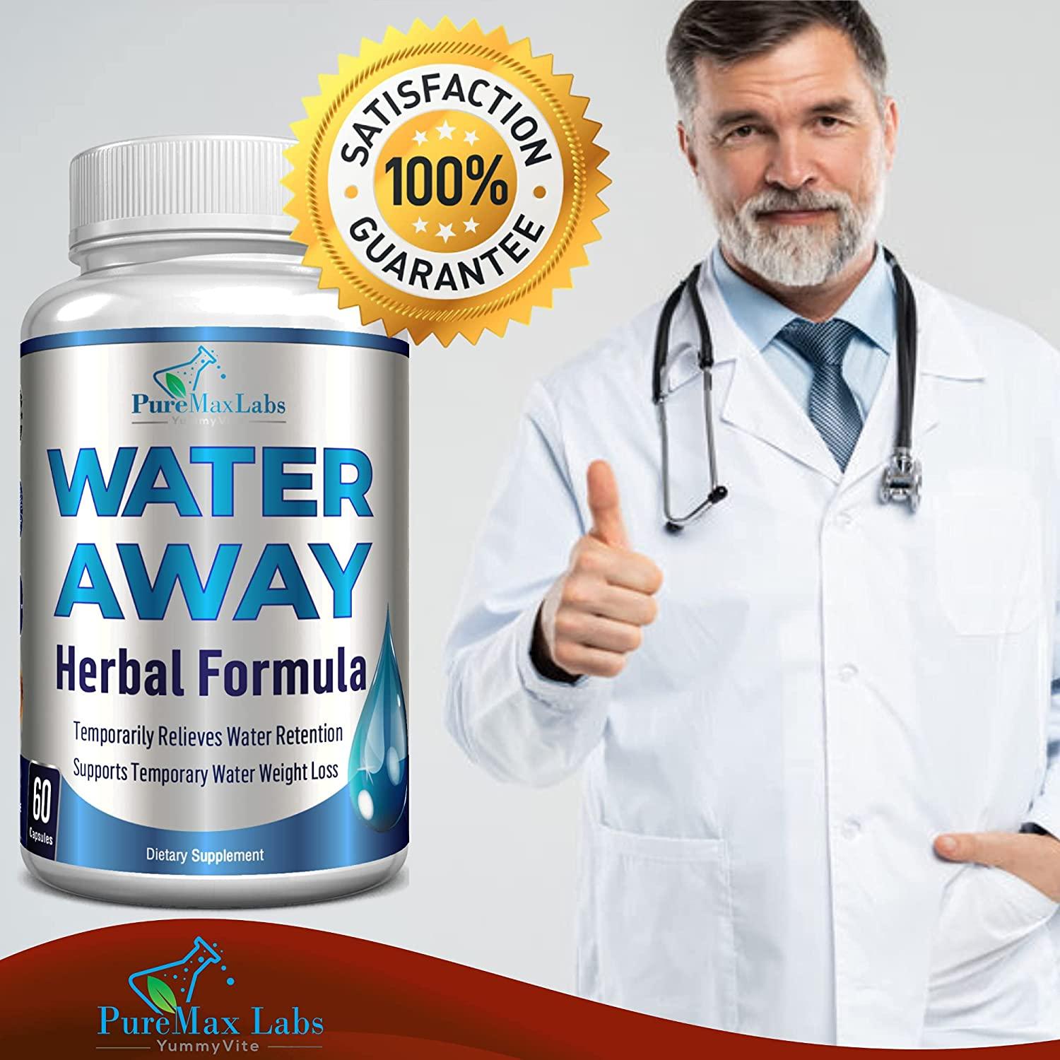 Water Away Gentle Herbal Diuretic Natural Diuretic Water Pills