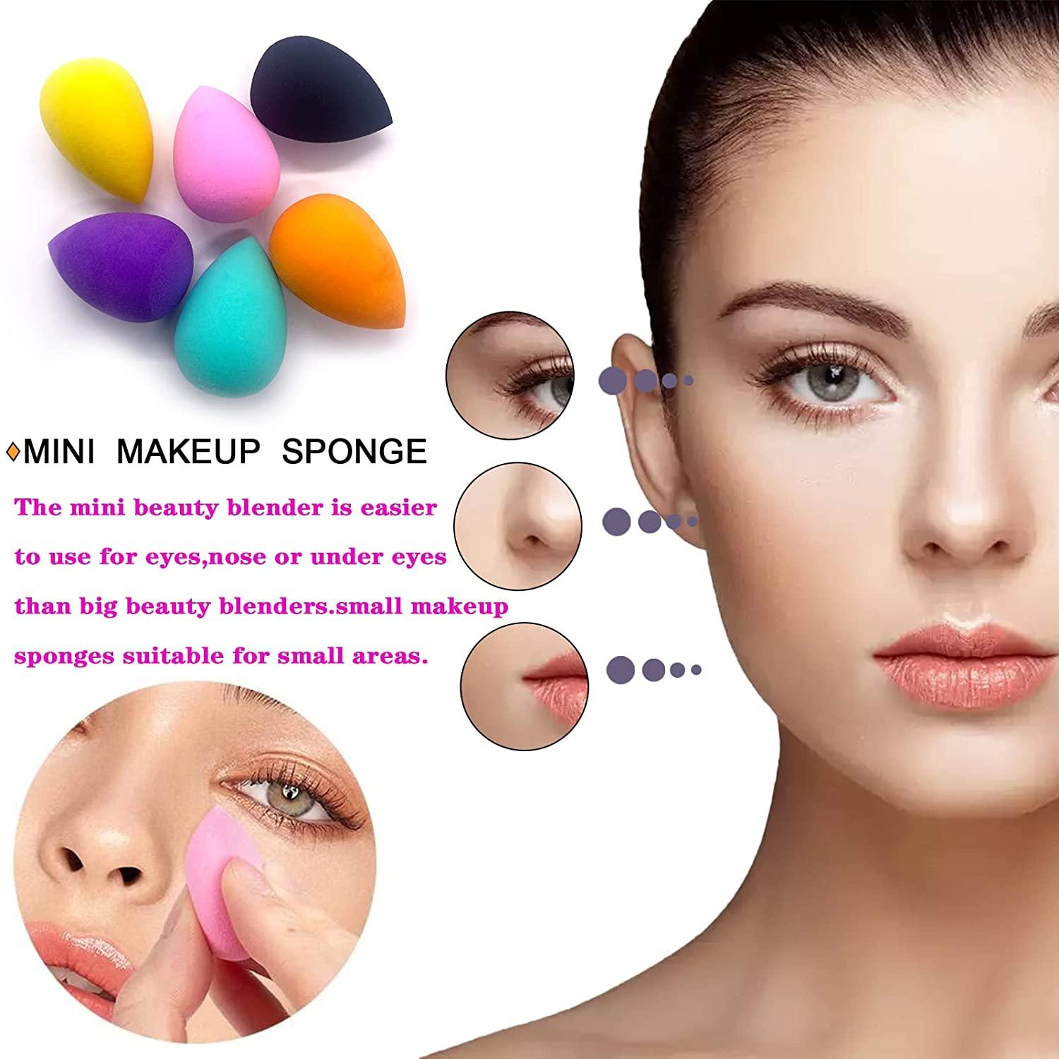 GFOUNS small mini beauty blender makeup sponge: 30 pcs mulit