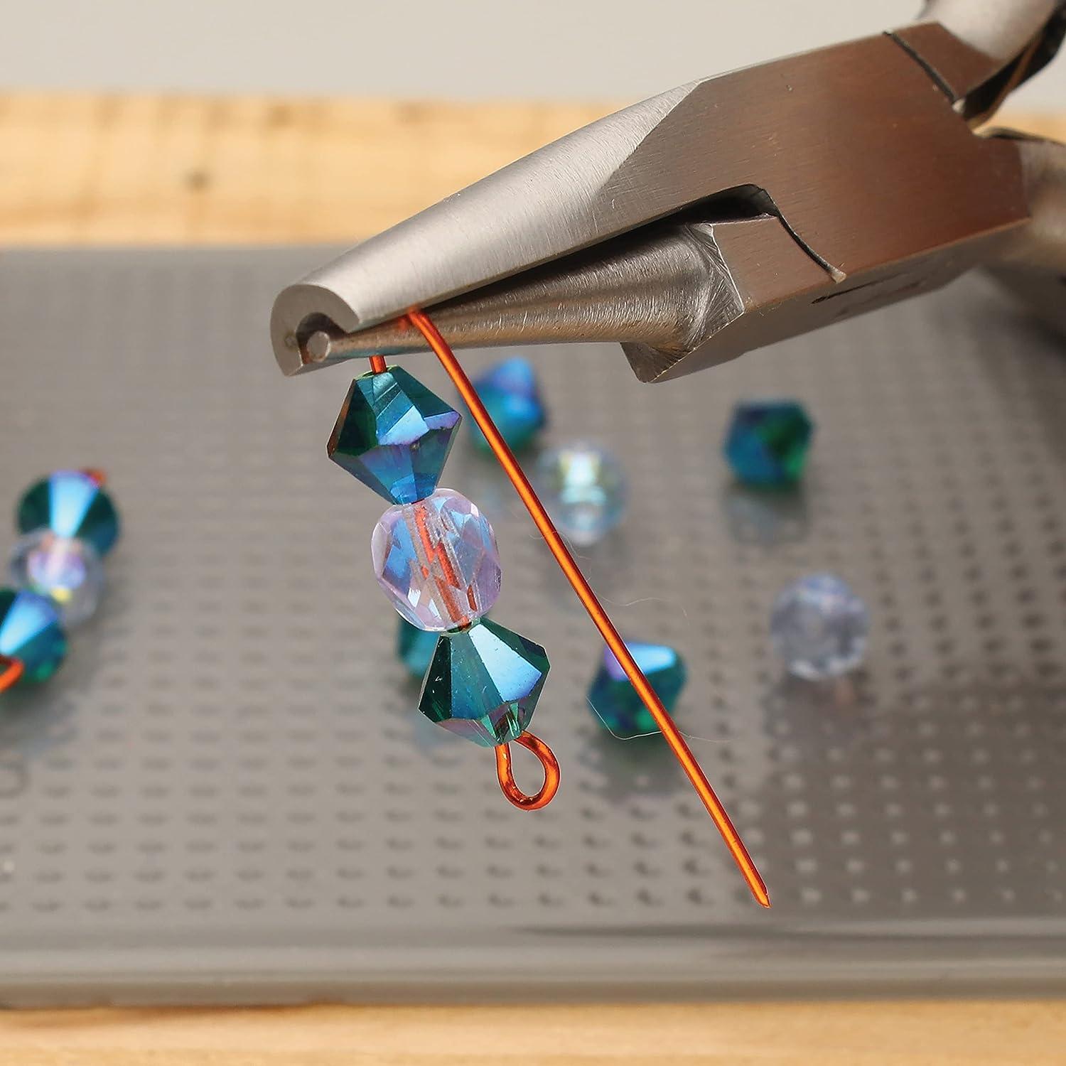 Beadsmith Concave/Round Nose Pliers 5 Steel Head, Double Leaf Springs