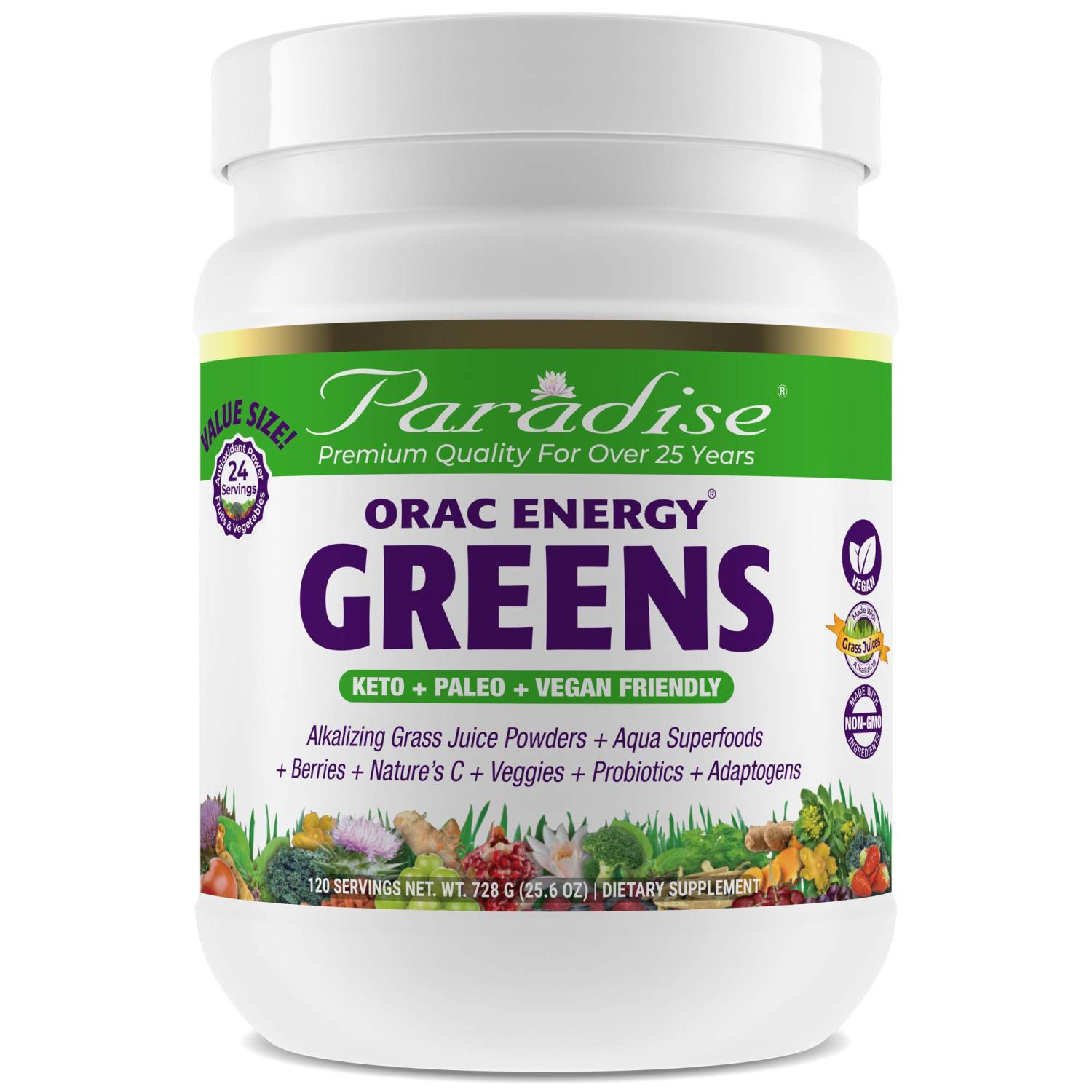 ORAC Energy（ORACエネルギー）グリーン、728g（25.6オンス） ORAC Energy®（ORAC［活性酸素吸収能力］エネルギー）グリーン