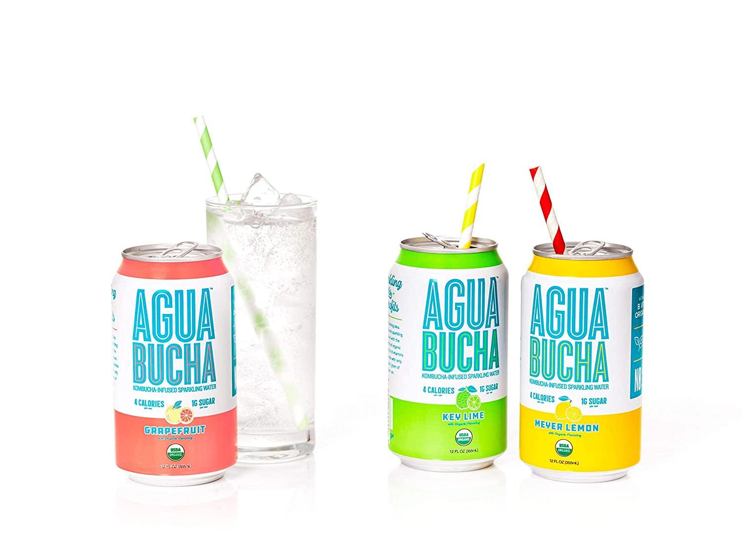 Mother Kombucha Agua Bucha Kombucha Powered Sparkling Water Variety