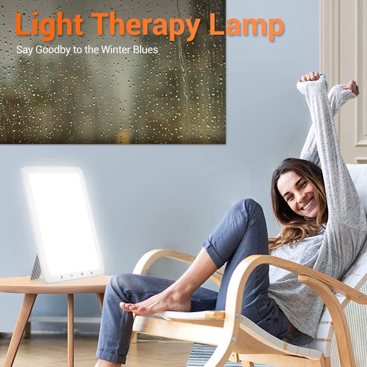 Sun Light Therapy Lamp, CT CAPETRONIX LED Bright Therapy Light with