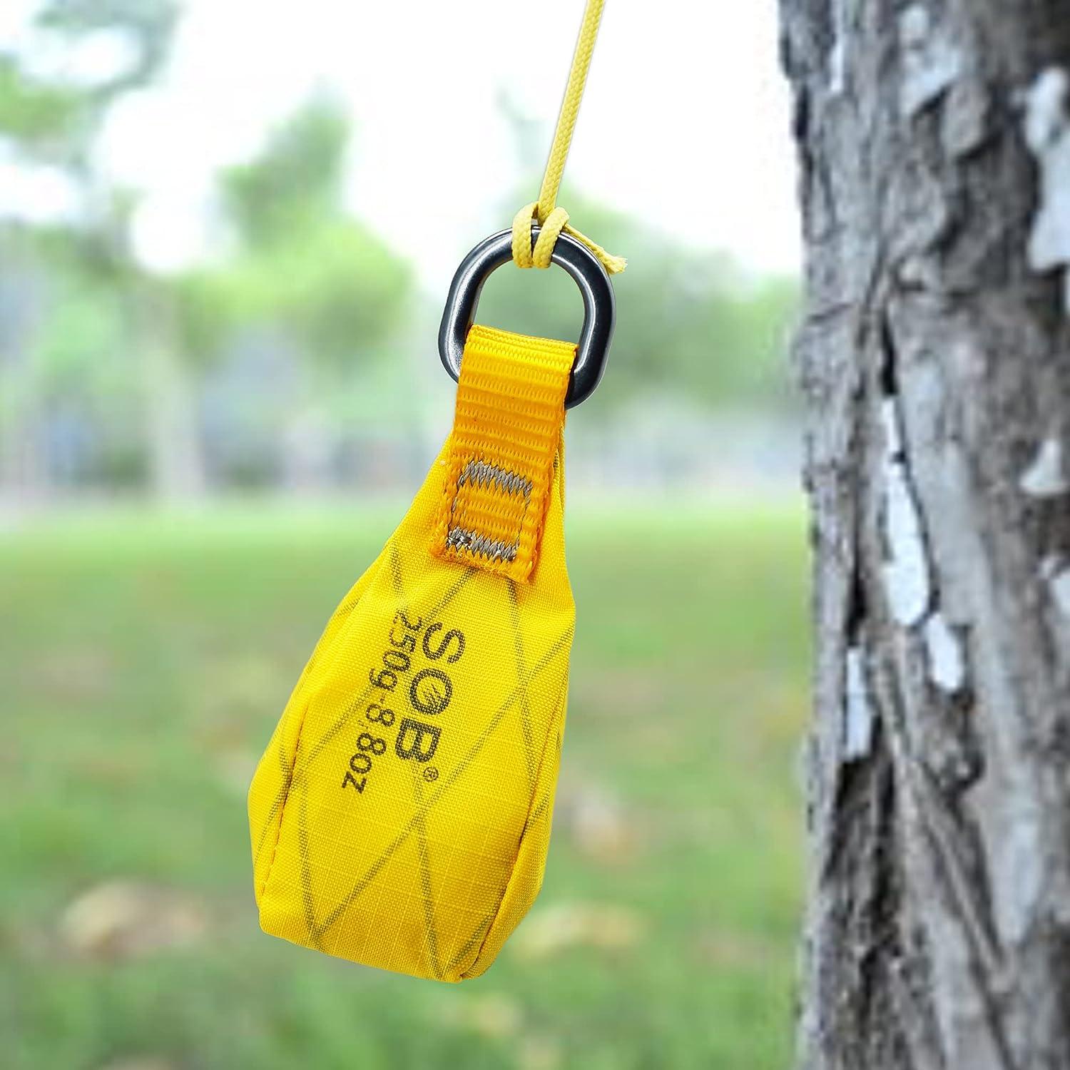 SOB Outdoor Throw Weight Bag 250g Arborist Durable Climbing Rope Bag Multi Throw  Bag Tree Rock Spelunking