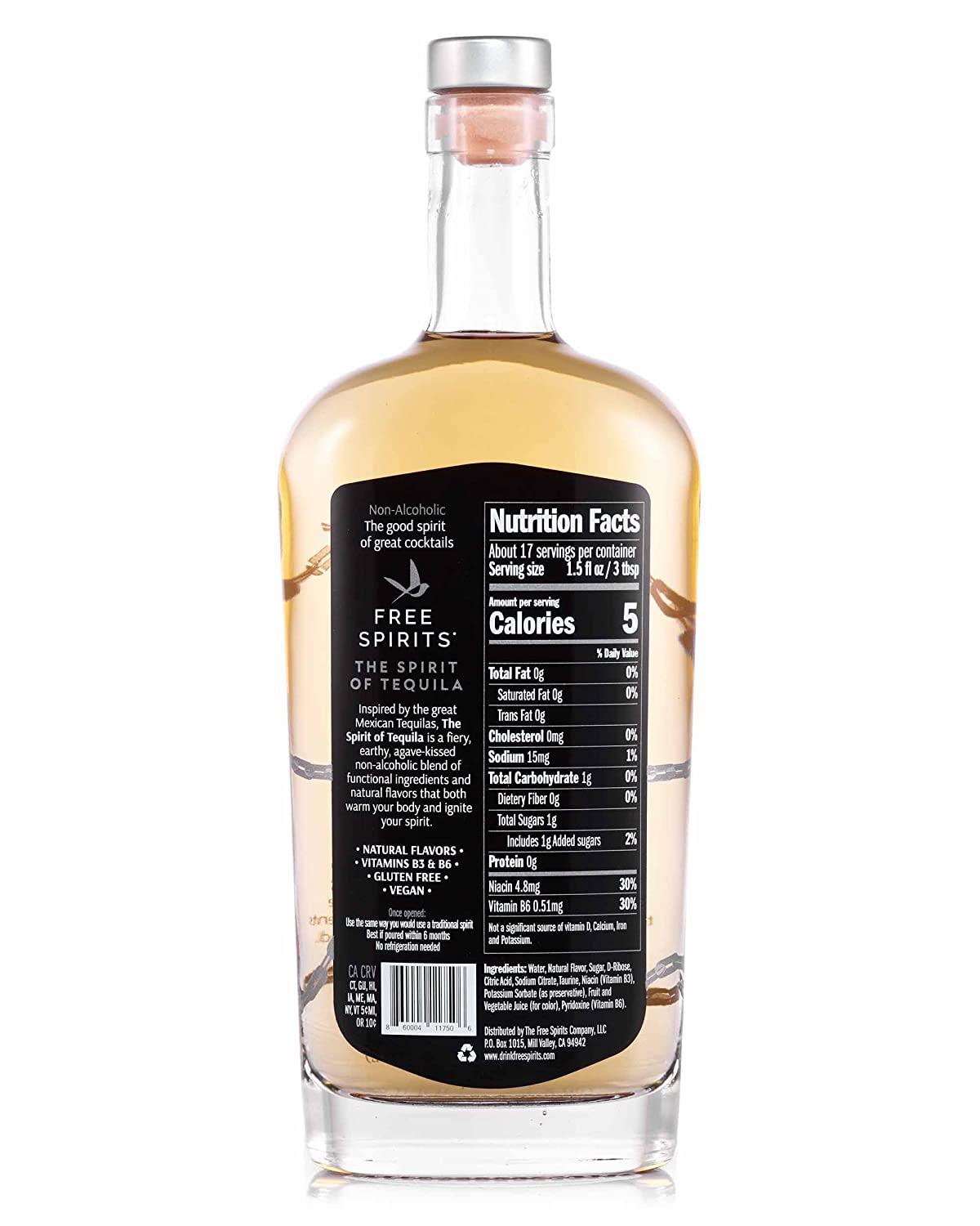 Free Spirits The Spirit of Tequila Gold Medal Winning NonAlcoholic