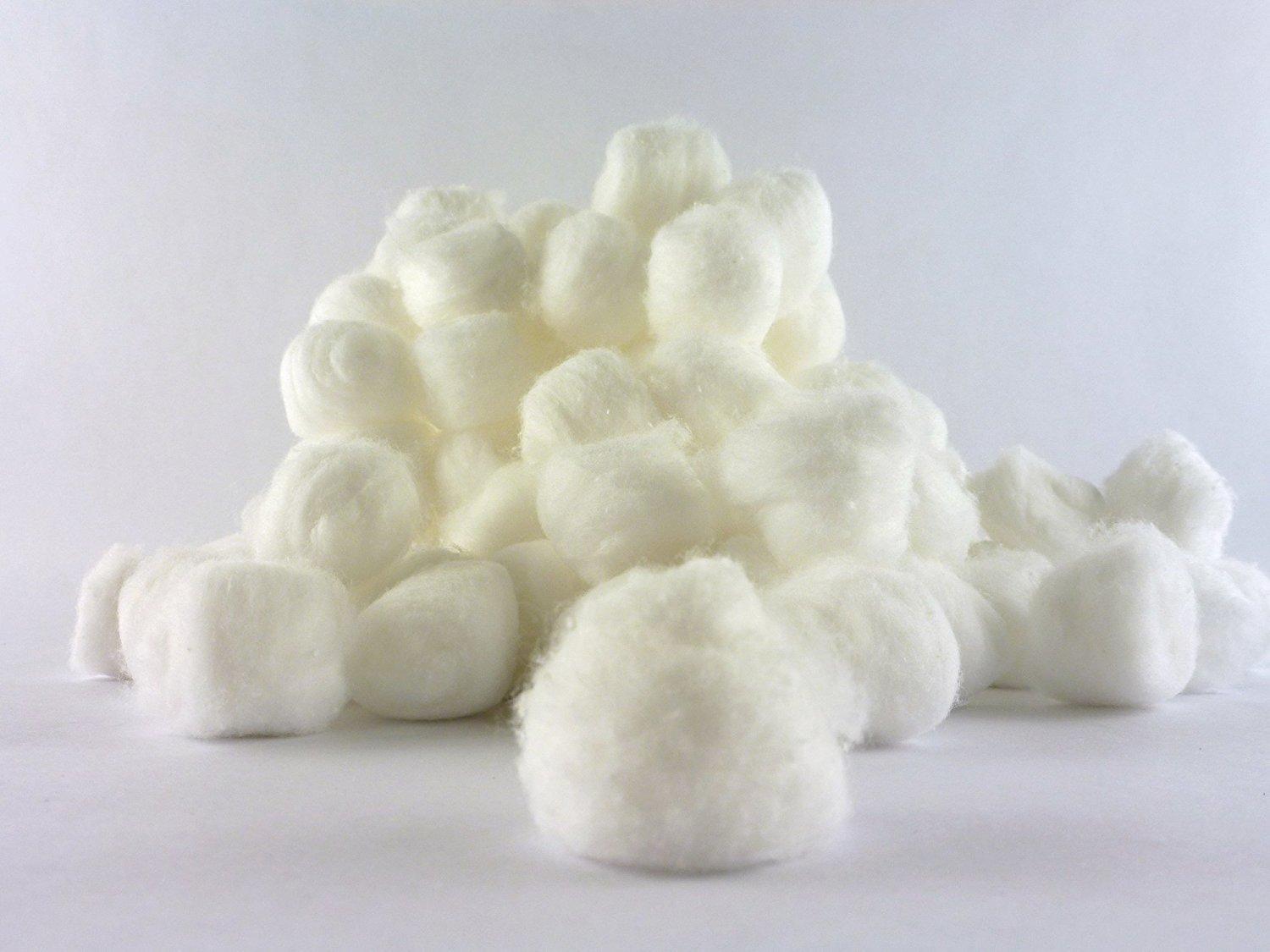 Perfect Stix - Cotton Balls M-500ct Cotton Balls M Cotton Balls, Pack of  500ct, Plain