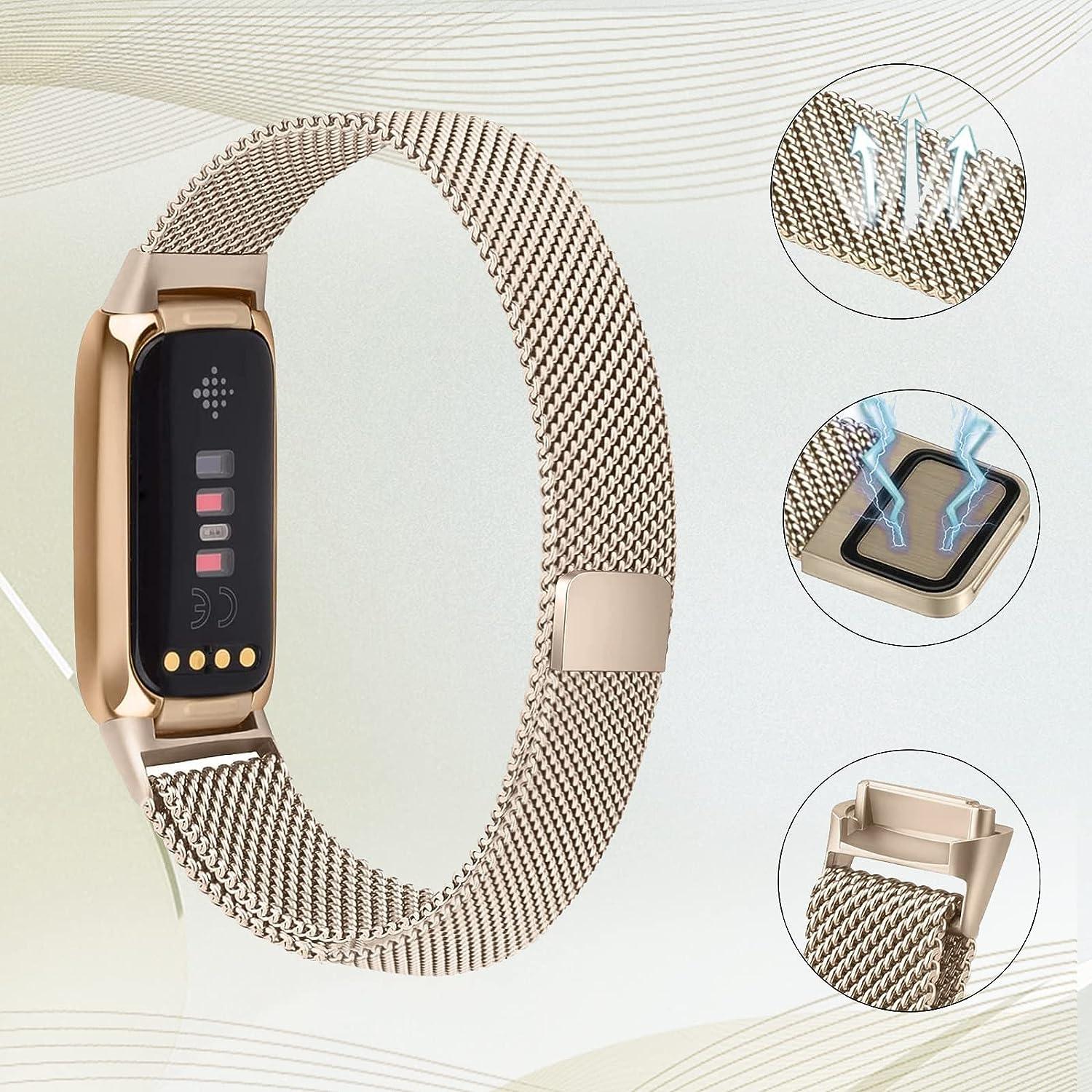 Wongeto Metal Strap Compatible with Fitbit Alta HR/Fitbit