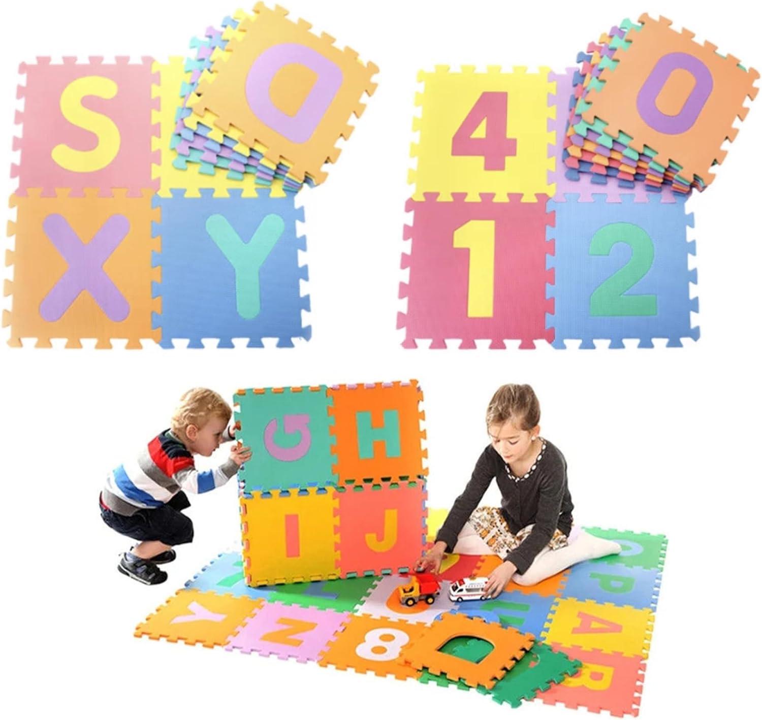 Buy Foam Mats for Kids Interlocking Alphabet Numbers Mat 36