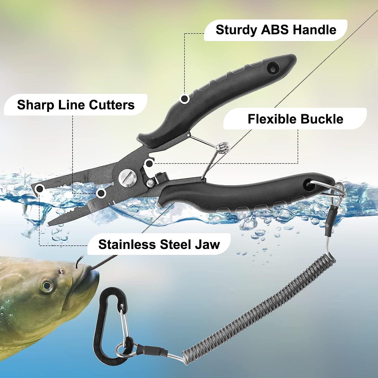 Fishing Pliers, Fish Lip Gripper, Stainless Steel Fishing Tools