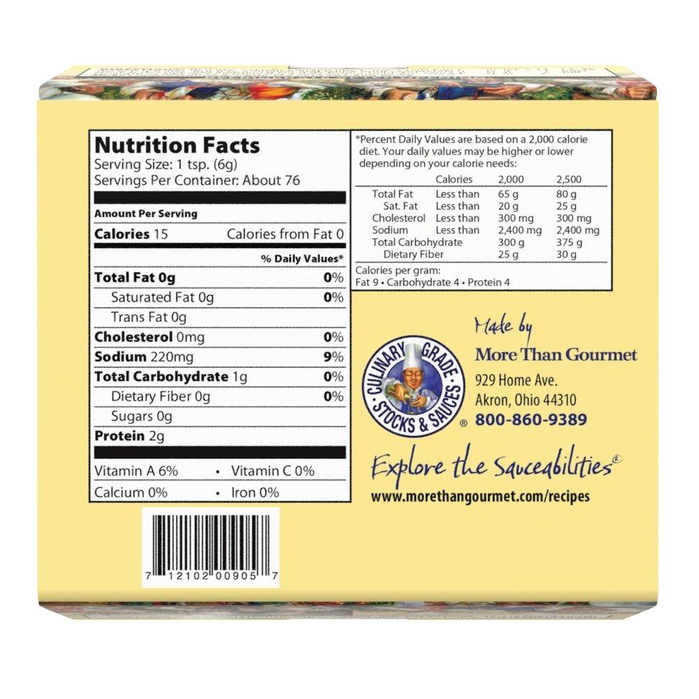 More Than Gourmet Fond De Poulet Gold, Classic Chicken Stock, 16Ounce