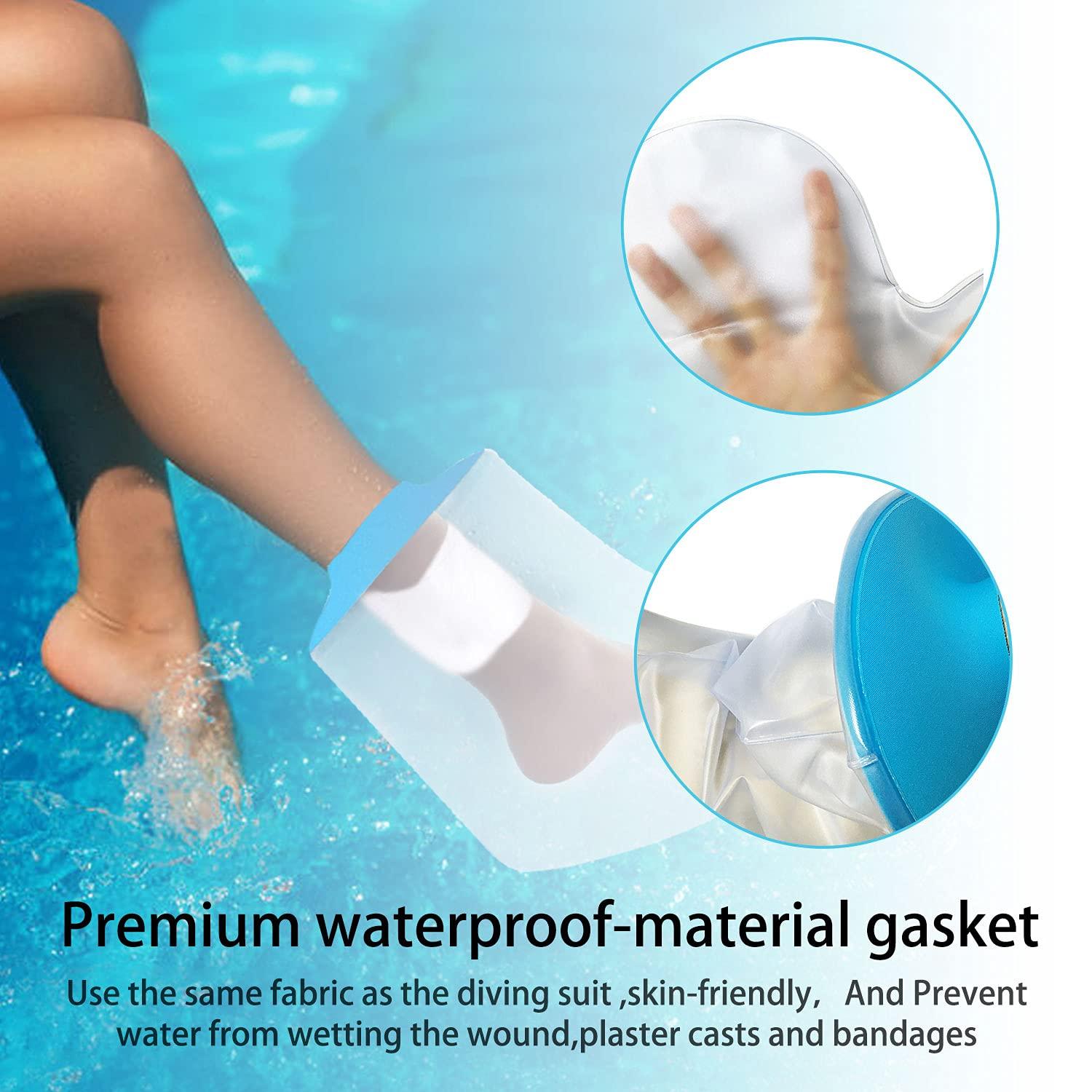 Waterproof Foot Cover for Shower Cast Protectors Adult Plaster Cast
