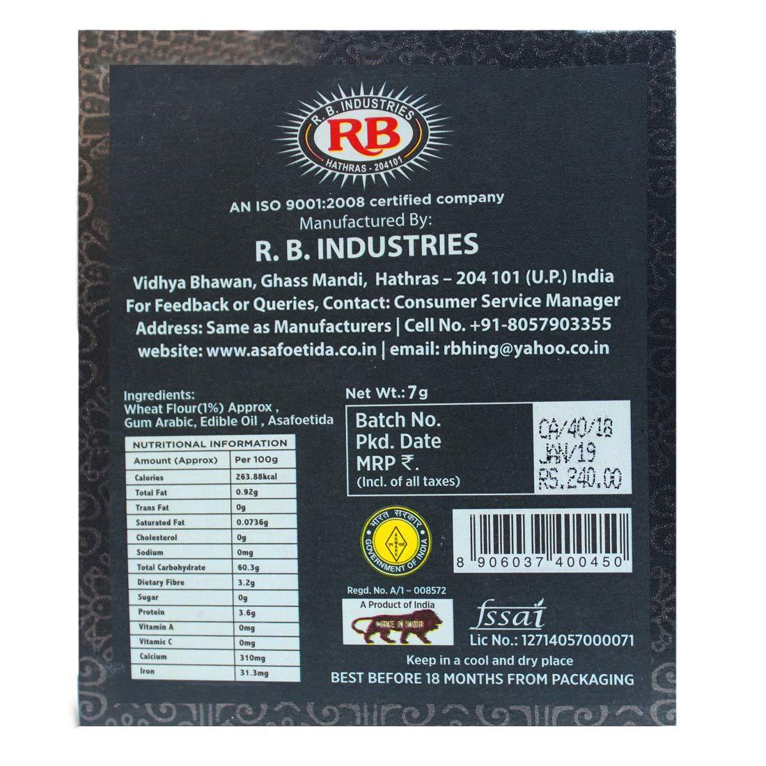 Tota Gold 100 Pure Asafoetida Granules Natural and Vegan Gluten Free