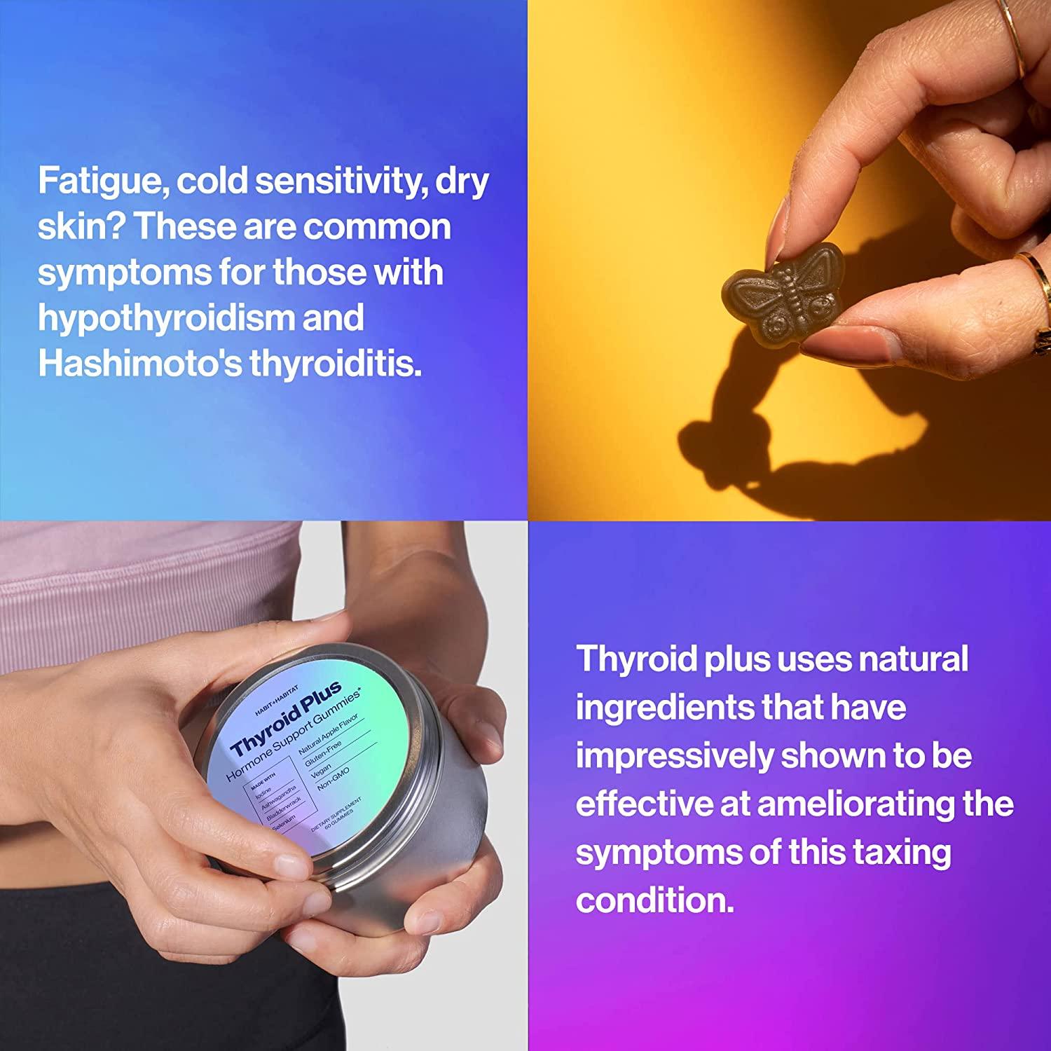 Thyroid Plus Gummies Thyroid Support with Ashwaganda Iodine