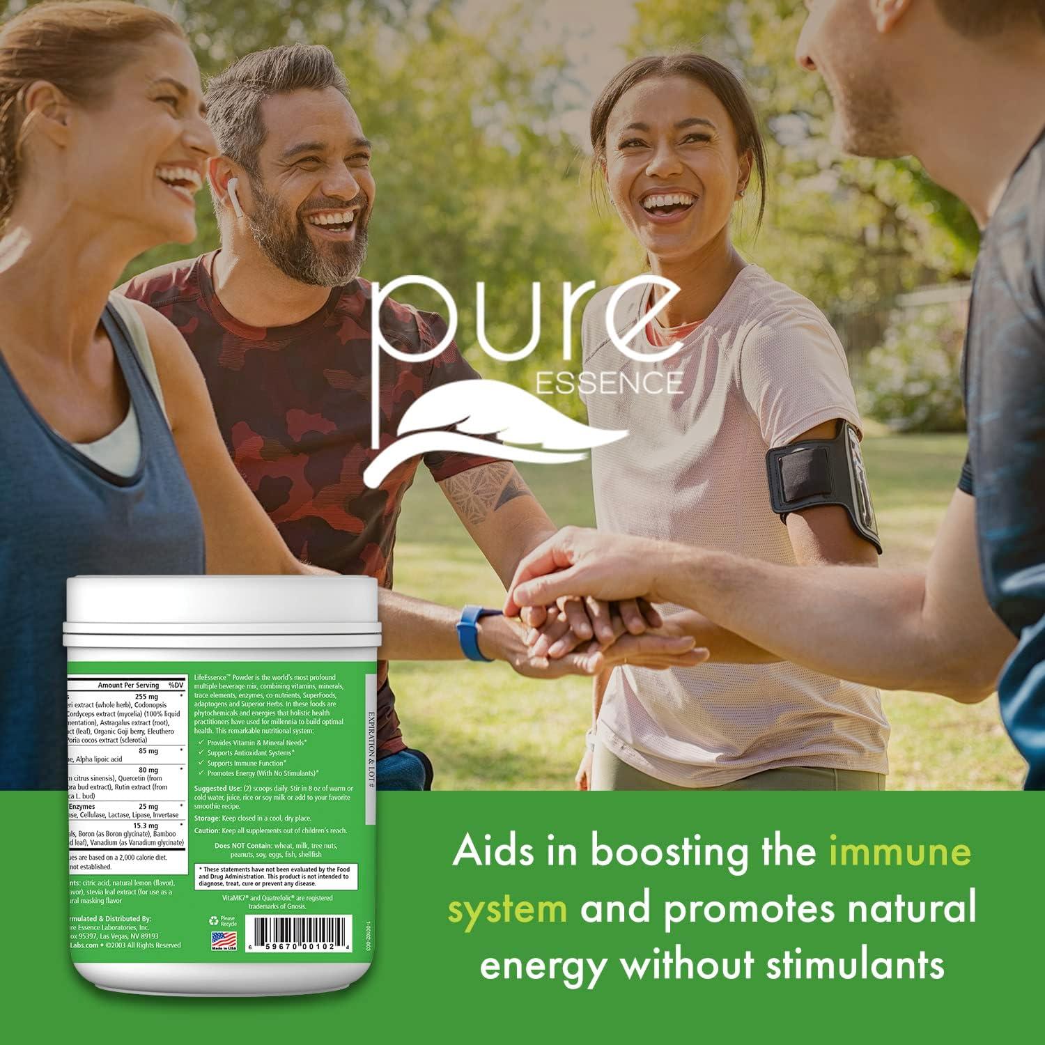 Pure Essence Labs LifeEssence Multivitamin Powder 7.3 oz - Natural
