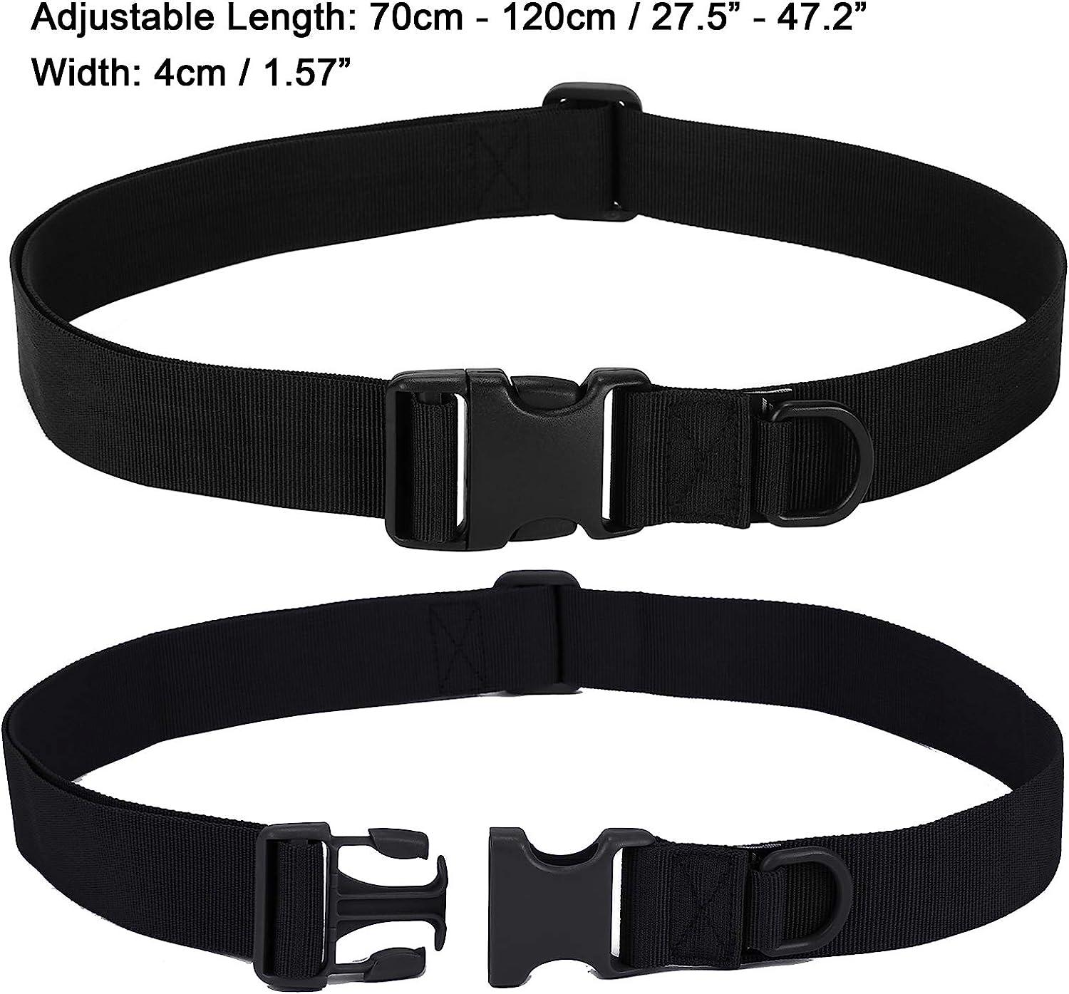 Last Punch® 6 Nylon Power Weight Lifting Belt / Back Support Belt Black