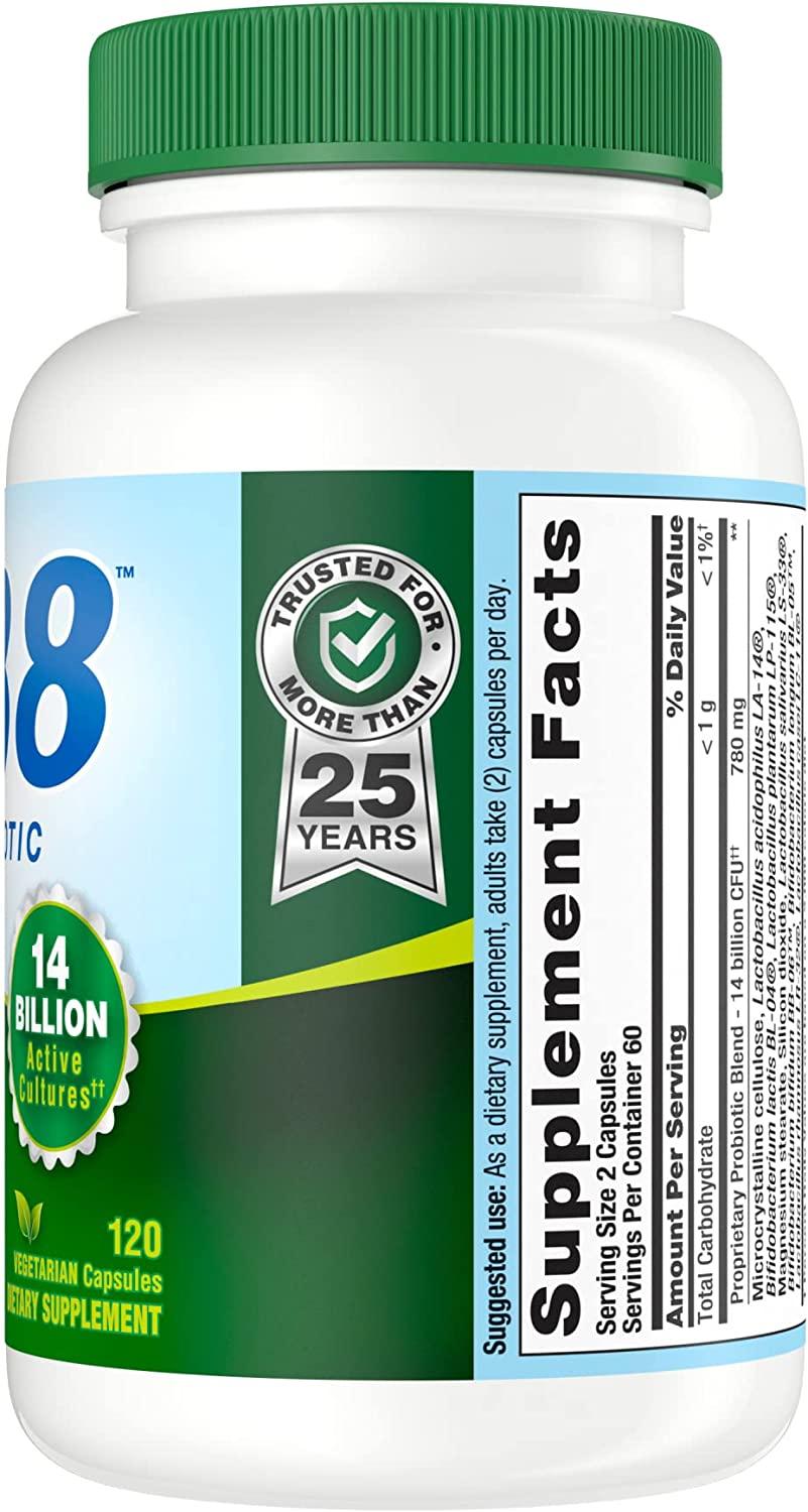 Nutrition Now PB 8 Probiotic Acidophilus Dietary Supplement for Men and