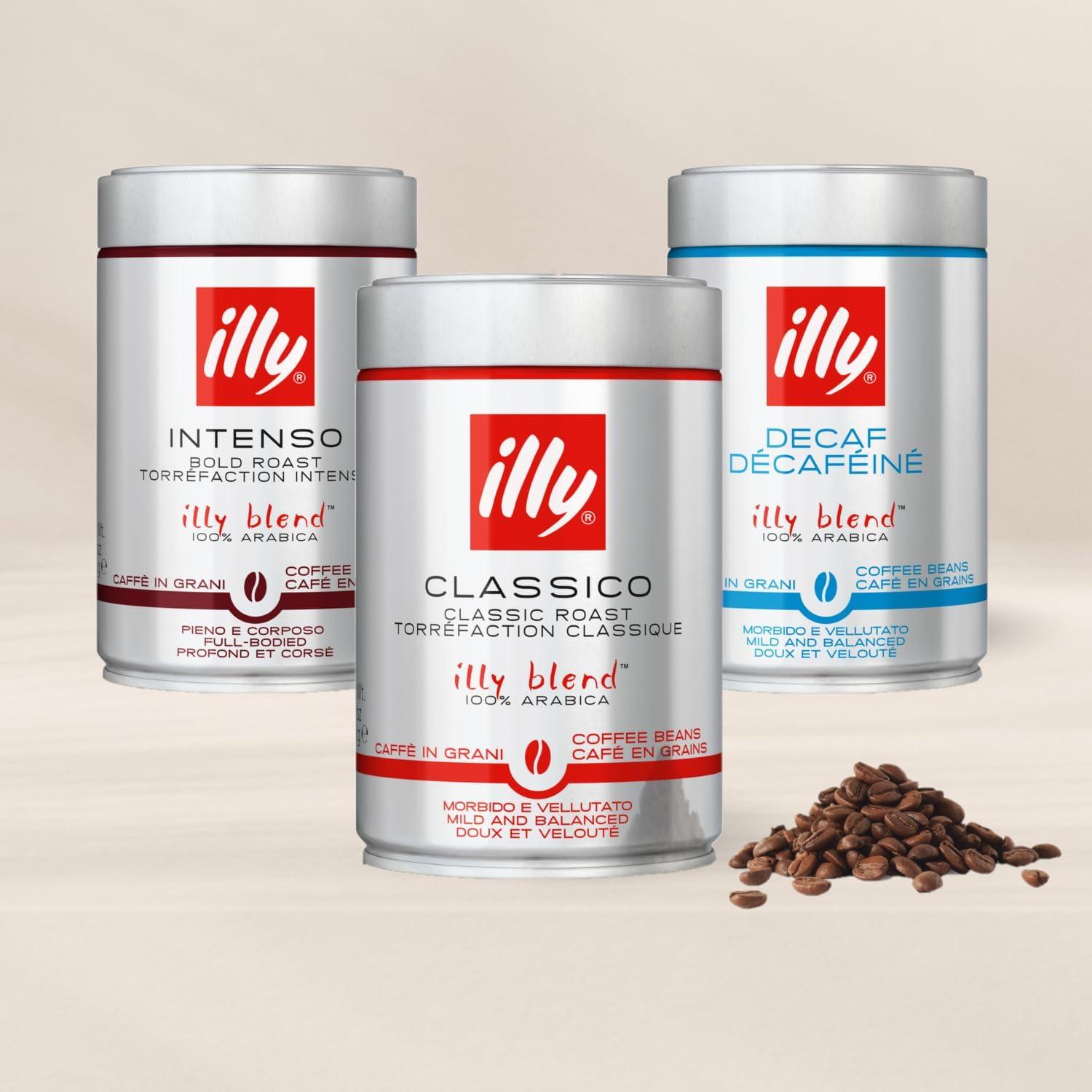 illy Coffee Intenso Coffee Beans Dark Roast 100 Arabica Coffee Beans