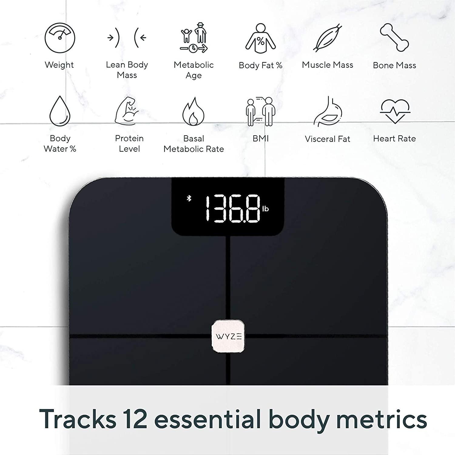 WYZE Scale S, Bluetooth connected Smart scale for Body Weight and