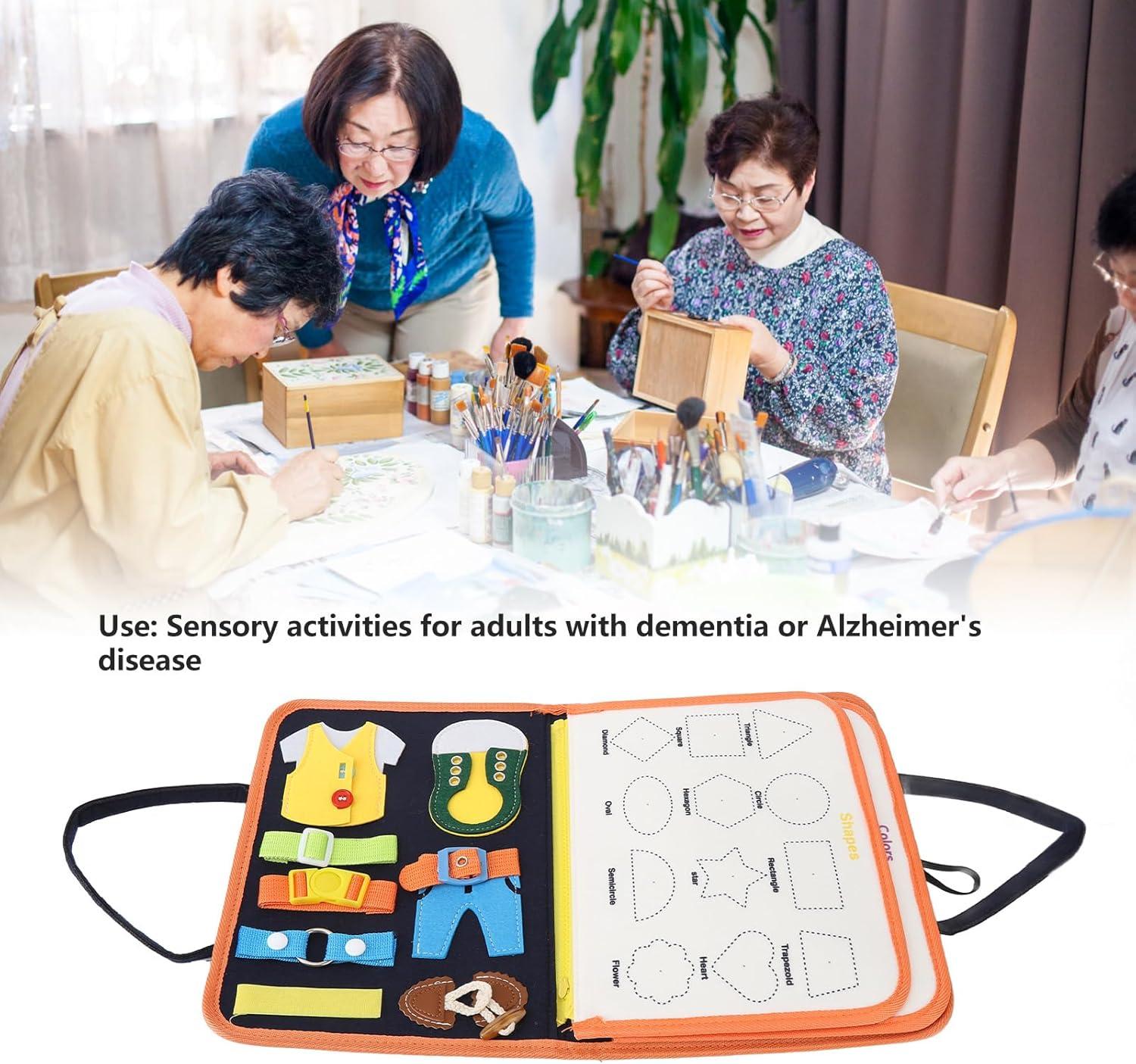 Fidget Blanket Dementia Products for Elderly Alzheimer Sensory