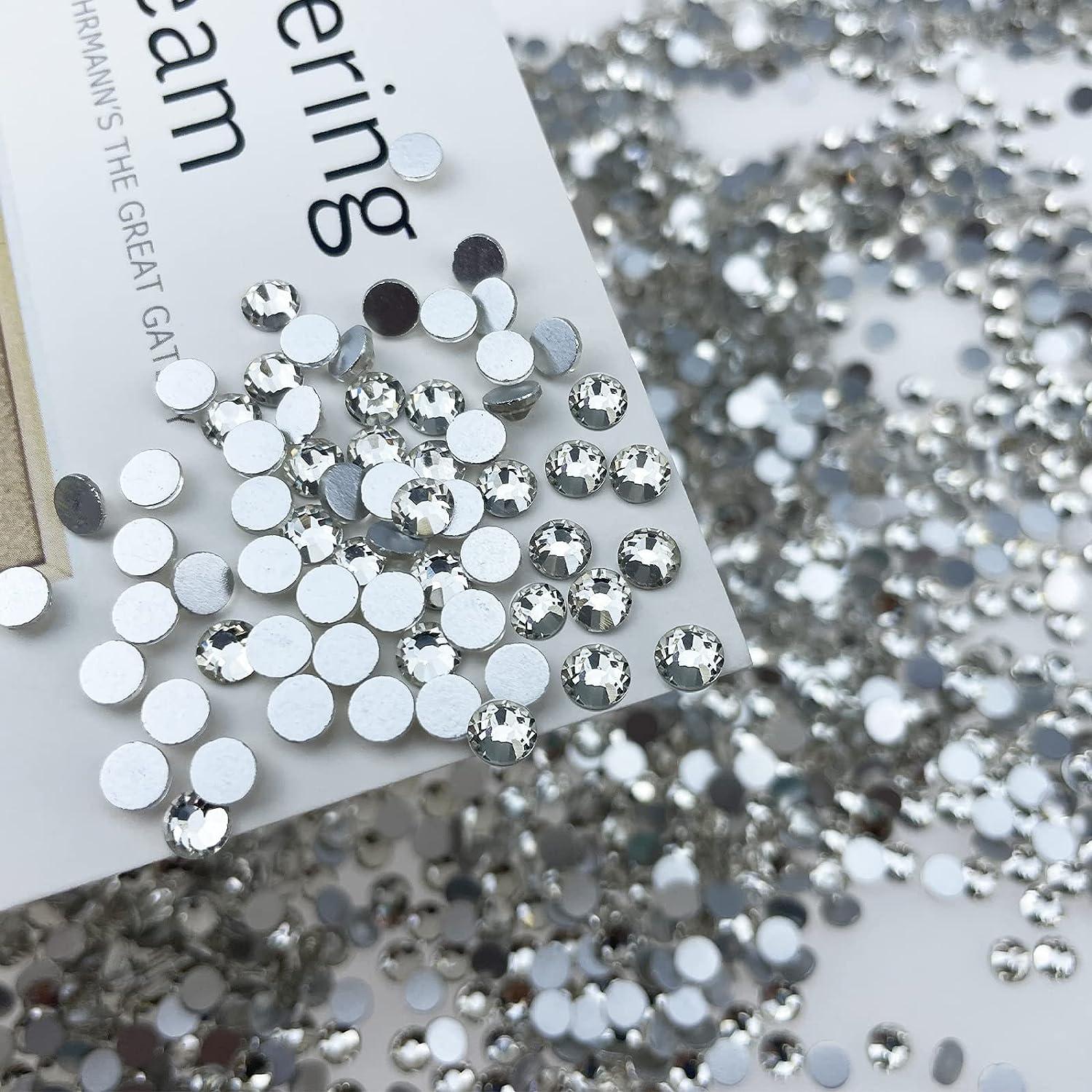 4320Pcs SS20 Flatback Rhinestones for Crafts Bulk Clear-Crystals White  Craft Gems Jewels Glass Diamonds Stone 5mm-Silver Gems for Nails Dance  Costumes Clothes Shoes Tumblers DIY Wholesale HINABTRU Crystal Clear  Clear-Sto
