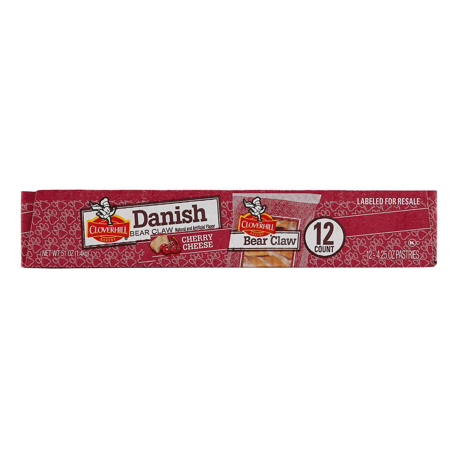 Cloverhill Cherry and Cheese Danish 12 ct.