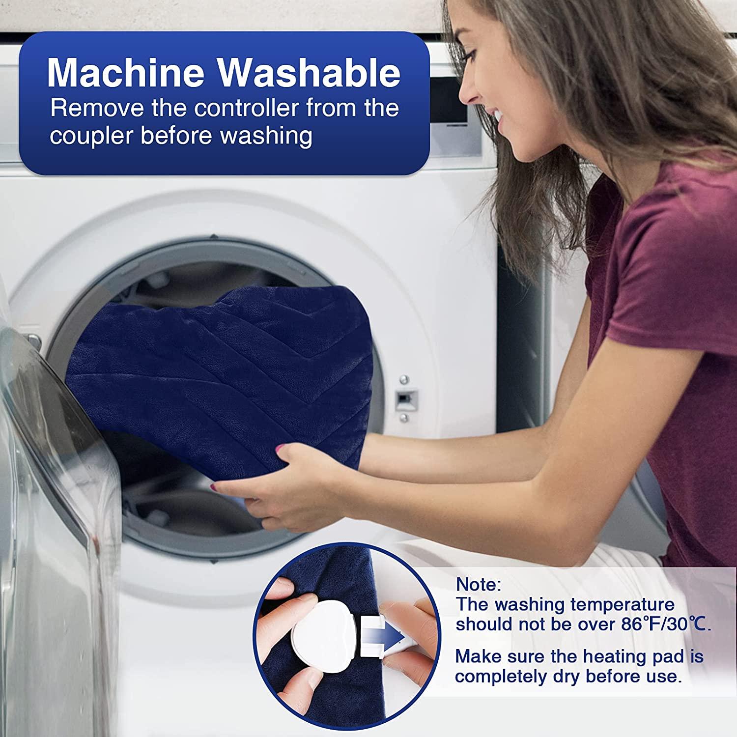 JOBYNA Heating Pad for Neck, HandsFree Electric Heated Neck Wrap for