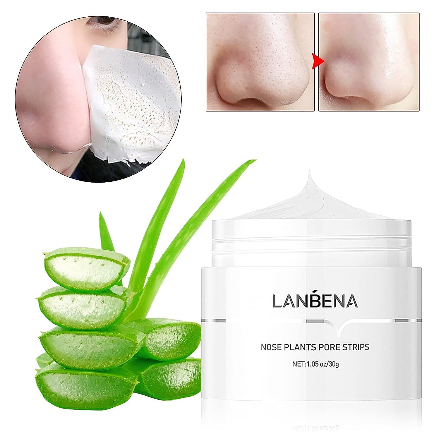 LANBENA Blackhead Mask Nose Plants Pore Strips Blackhead Remover
