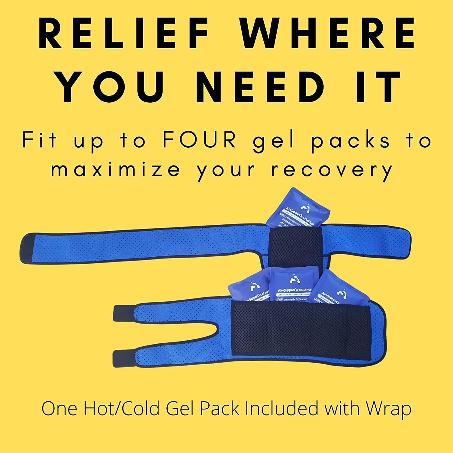 AireSupport Hip Brace and Thigh Compression Sleeve for Men and Women