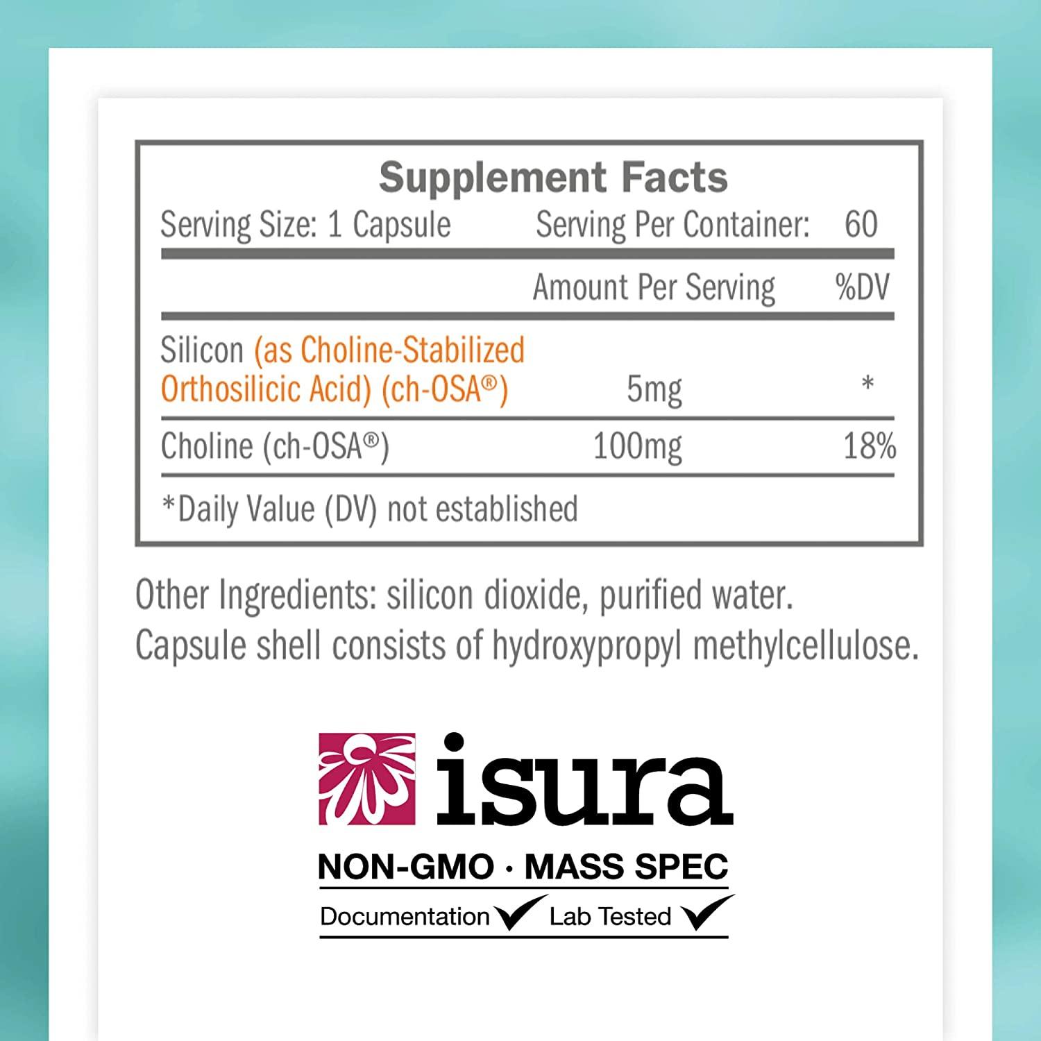 BioSil by Natural Factors Advanced Collagen Generator 60 ...