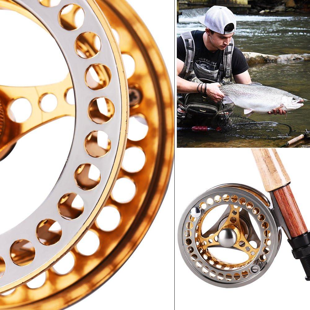 Fly Fishing Reel, 5/6 Large Arbor Fly Reel with Release  Aluminum Alloy Fly Fishing Reel with Left Or Right Hand Retrieve Conversion  : Sports & Outdoors