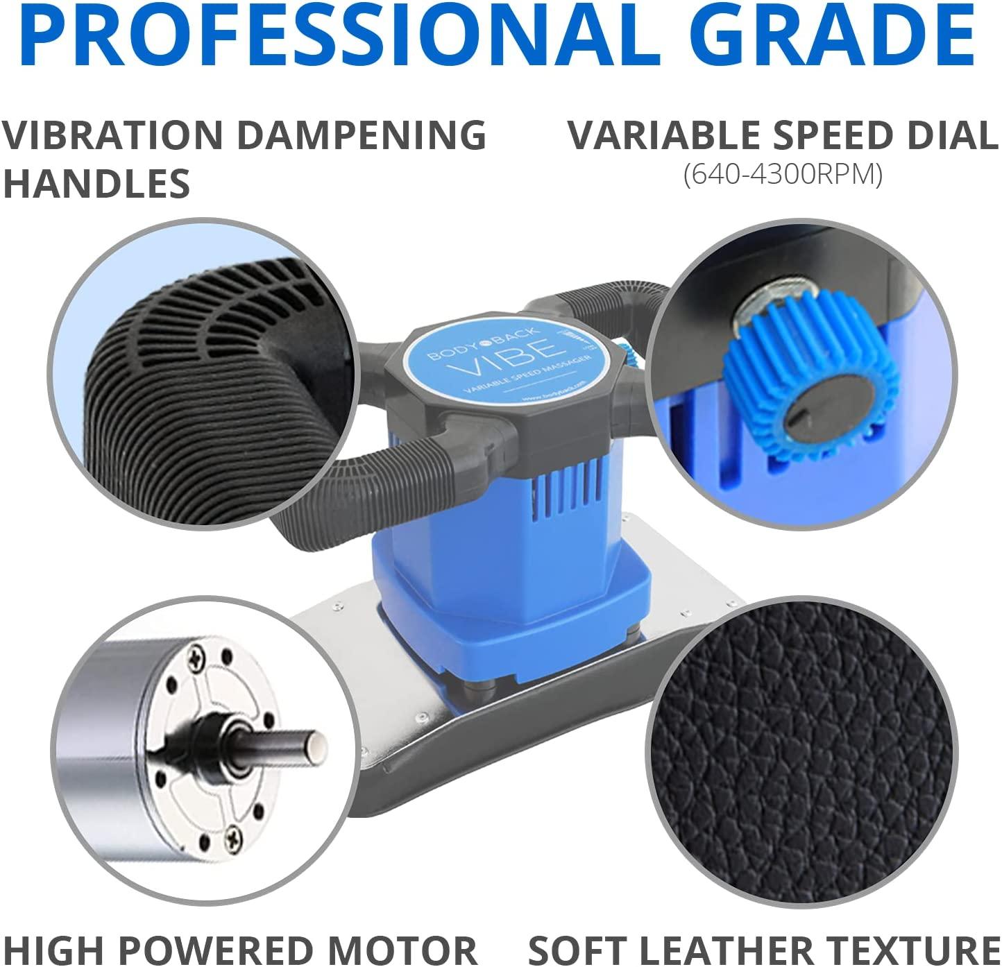 Body Back Vibe 2.0 Variable Speed Handheld Chiropractor Massager