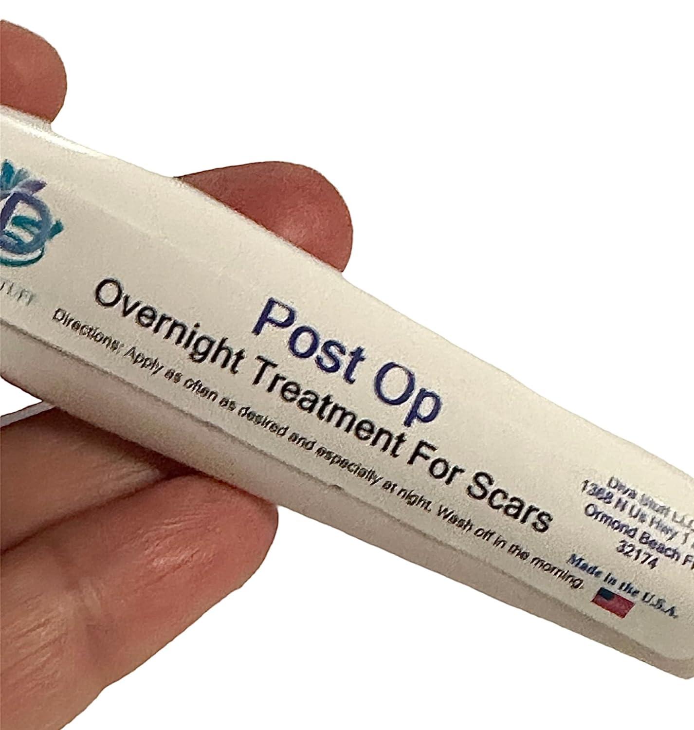 Post Op All Natural Silicone Based Scar Ointement Rollerball Applicator Day and Night Use Diva Stuff