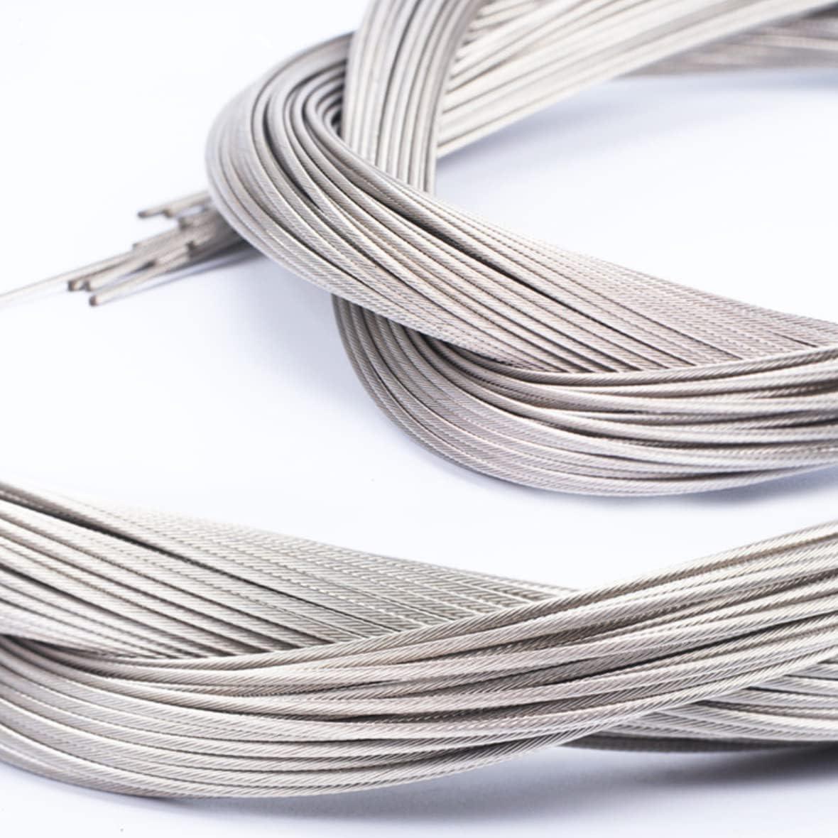 10 Pcs Shifter Cables, Derailleur Cable Stainless Steel Shifter Cable