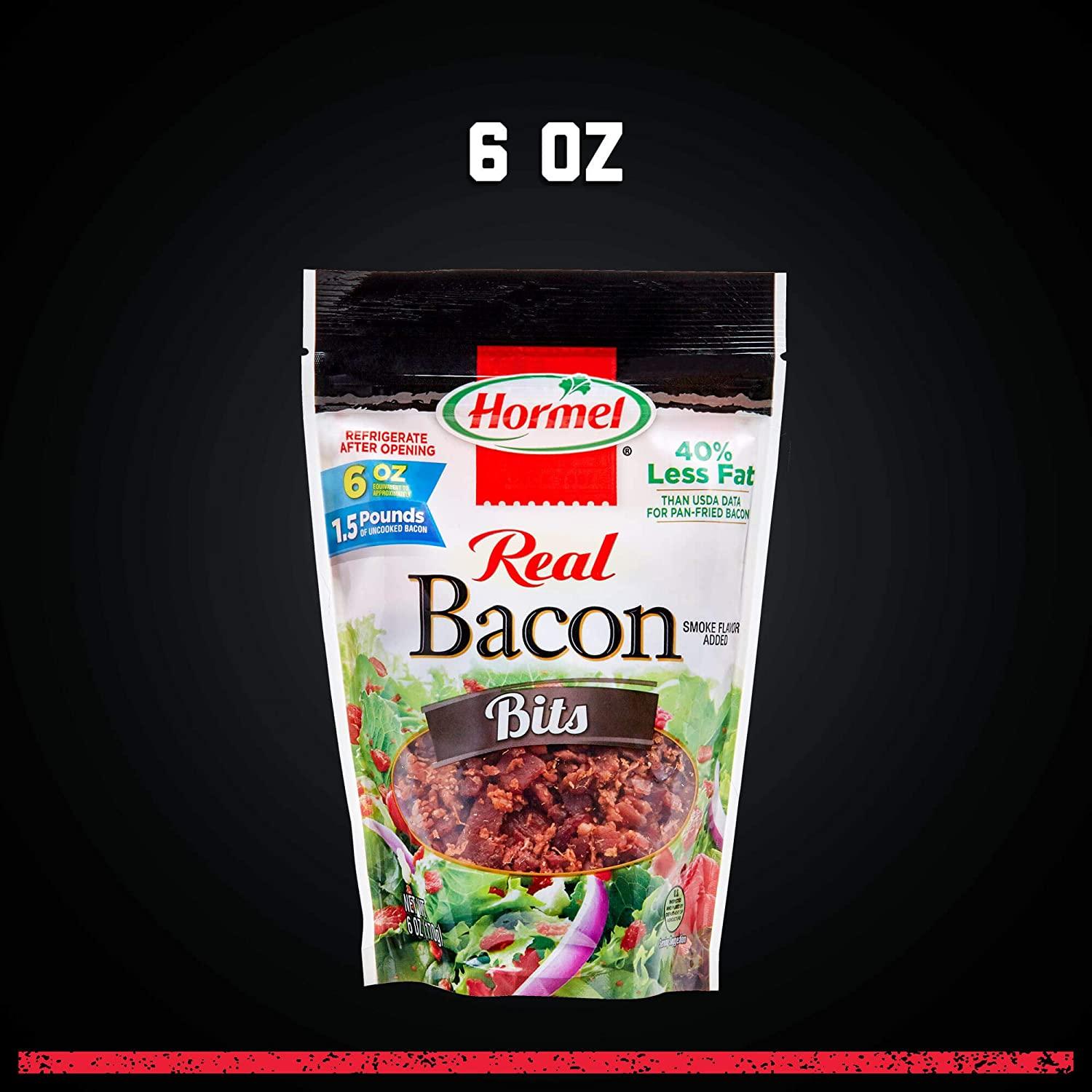 Hormel Real Bacon Bits Pouch, 6 Ounce (Pack of 6)