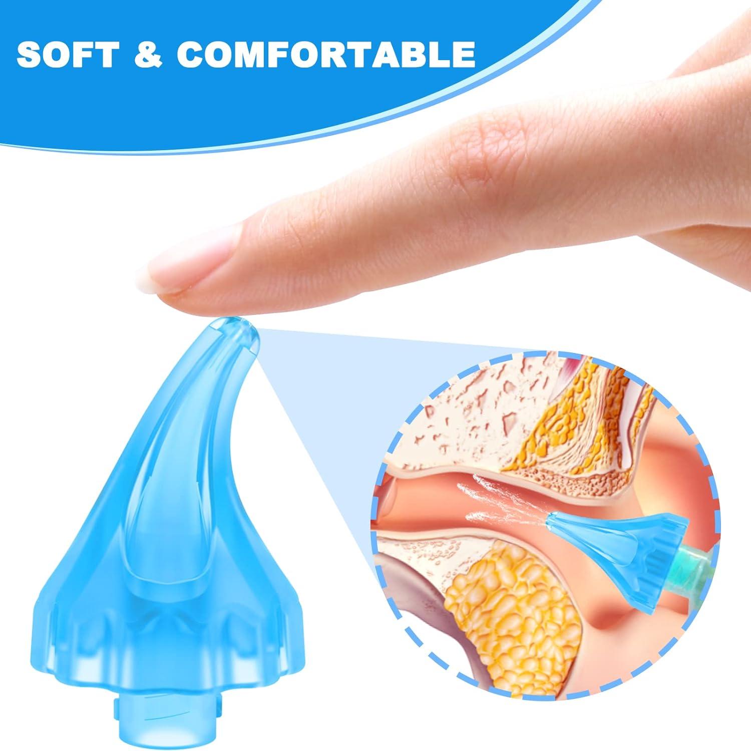 12 Pcs Ear Irrigation Tips for Comfortable & Safe Ear Wax Removal Kit